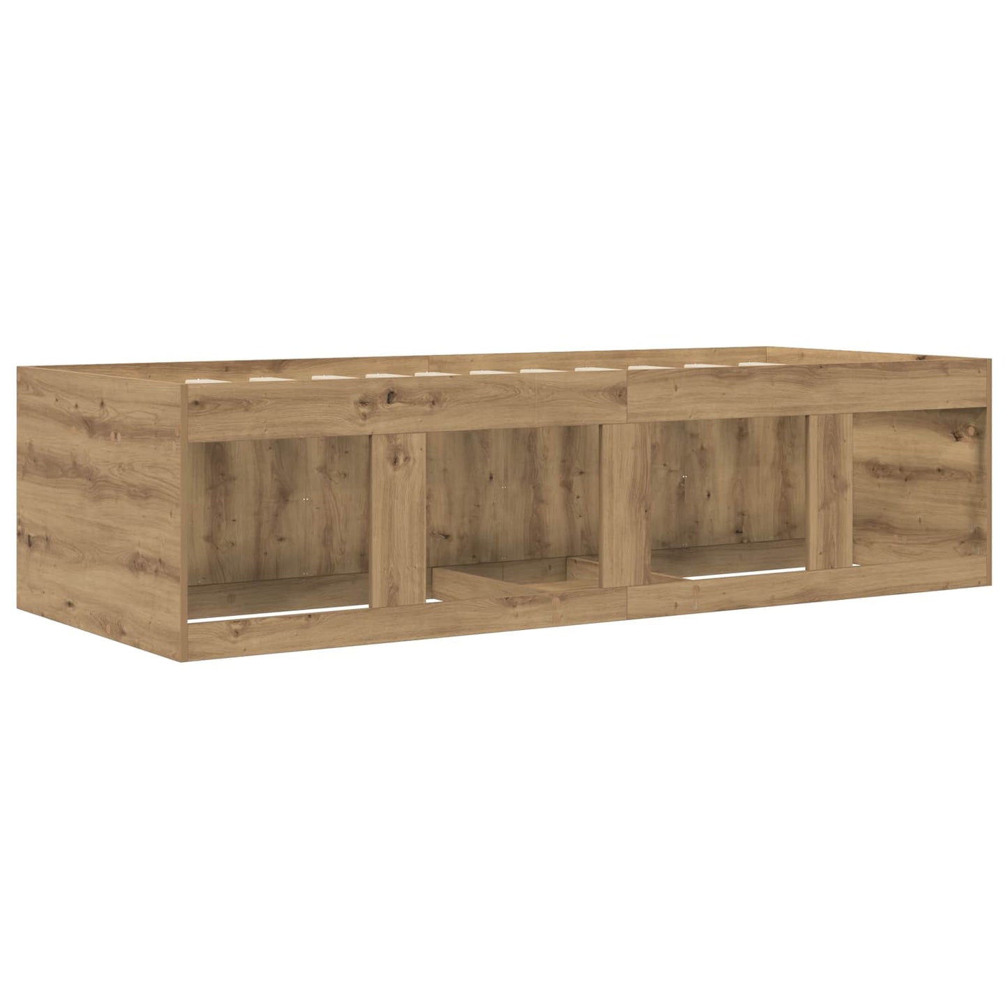 Sengeramme med oppbevaring med skuff Artisan eik 80 x 200 cm