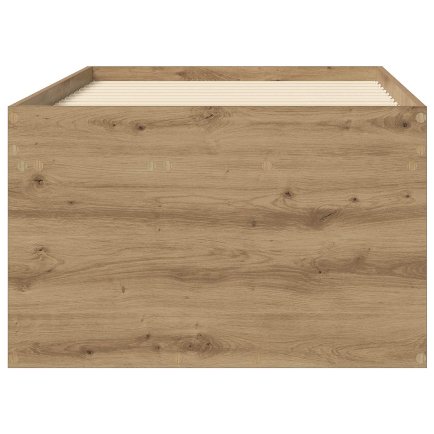 Sengeramme med oppbevaring med skuff Artisan eik 80 x 200 cm