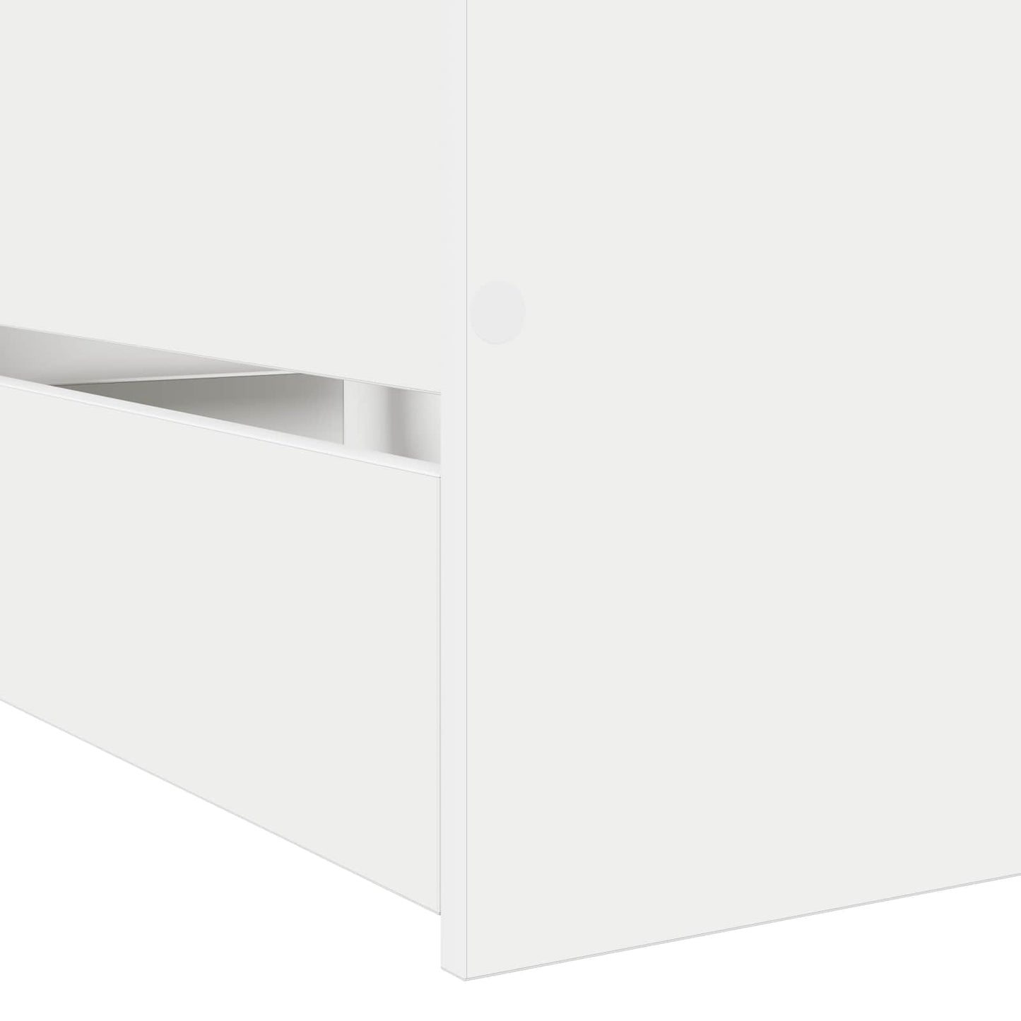 Sengeramme med oppbevaring Hvit 80 x 200 cm Konstruert tre