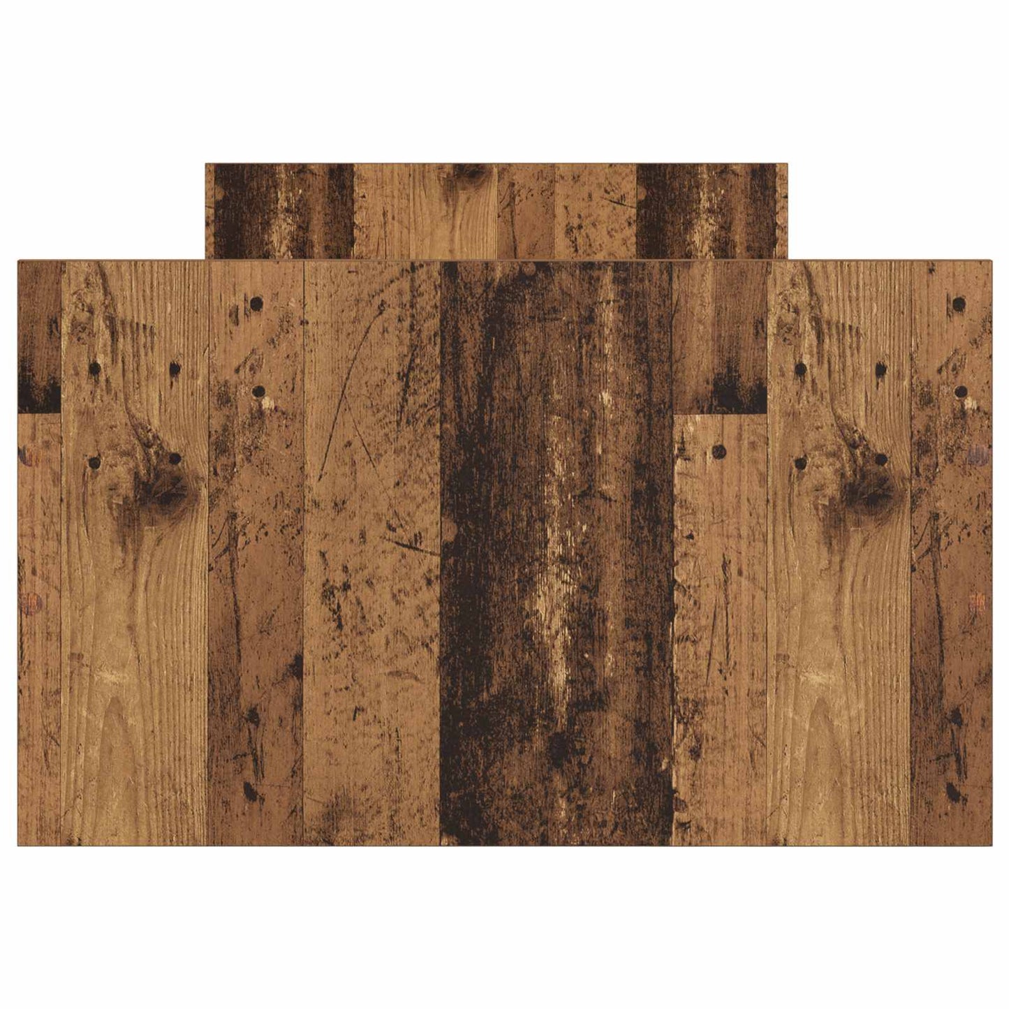 Sengeramme med oppbevaring Gammelt tre 80 x 200 cm