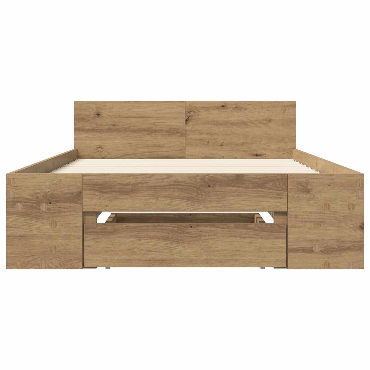 Sengeramme med oppbevaring med skuff Artisan eik 80 x 200 cm