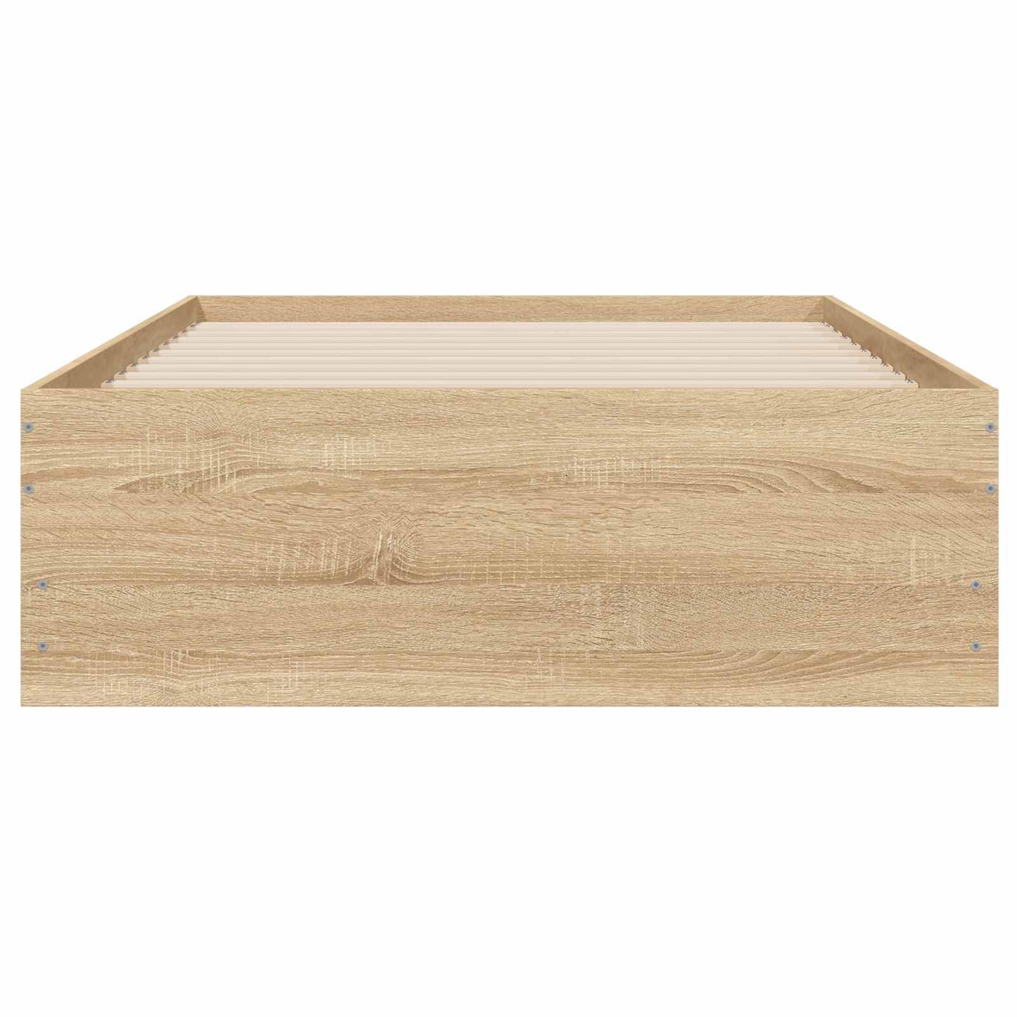 Sengeramme med oppbevaring med skuff Sonoma eik 80 x 200 cm