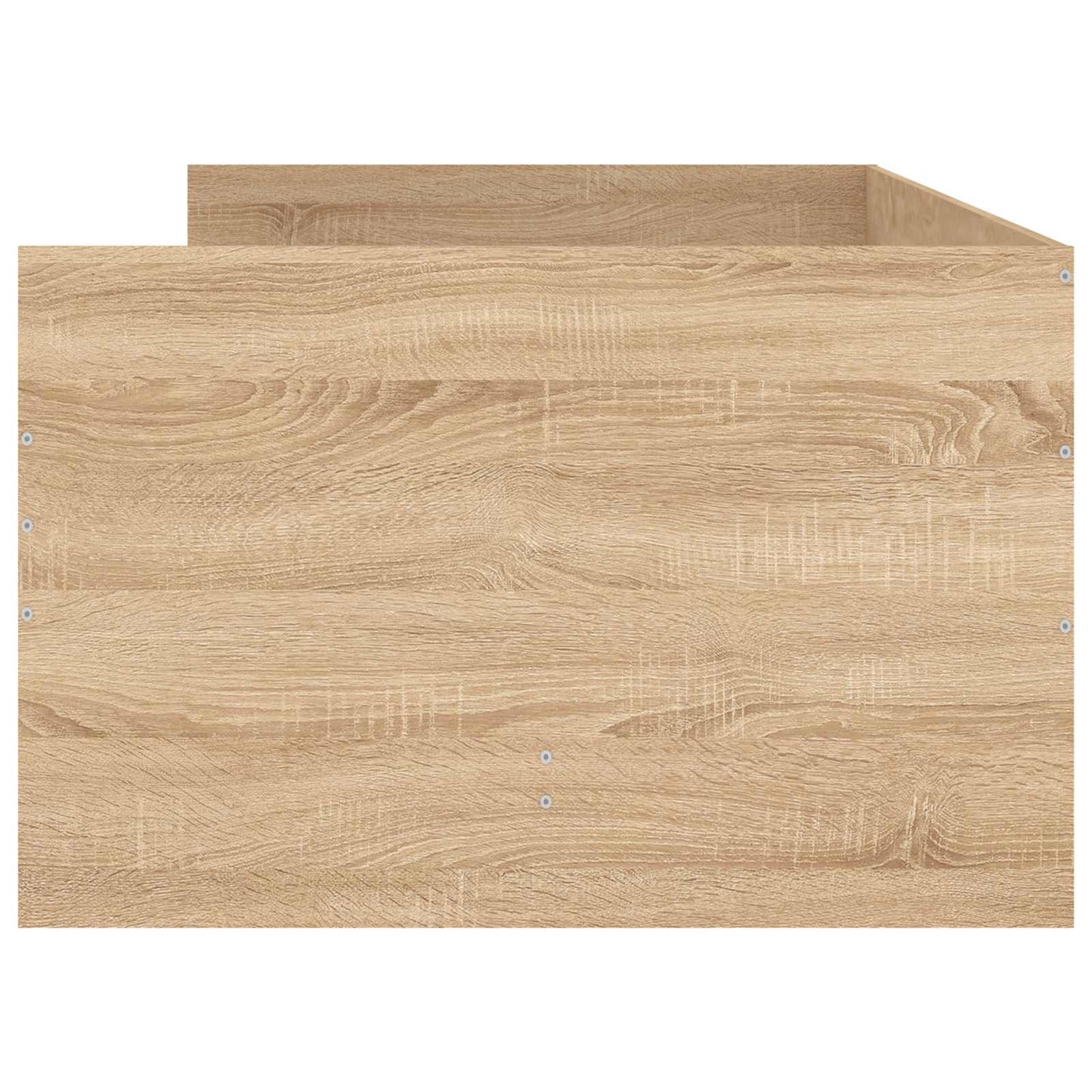Sengeramme med oppbevaring Sonoma eik 80 x 200 cm