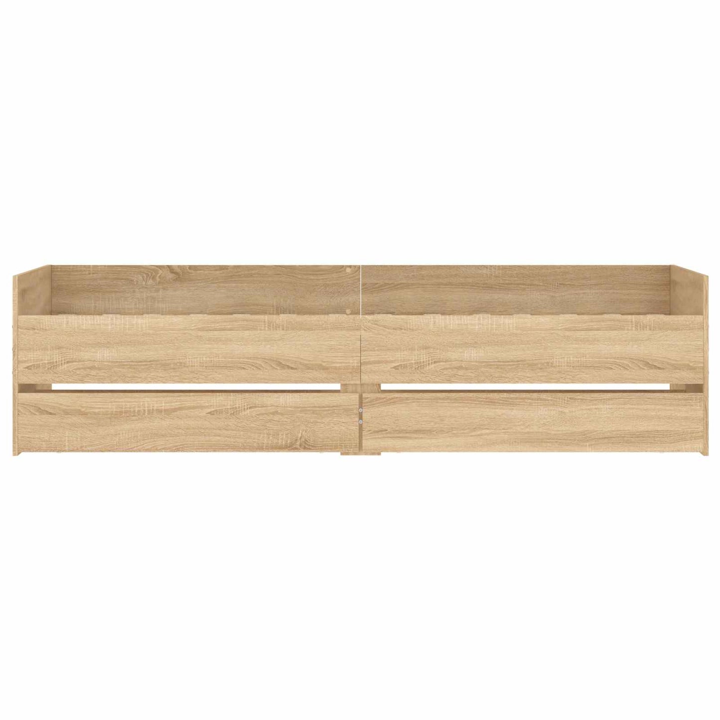 Sengeramme med oppbevaring Sonoma eik 80 x 200 cm