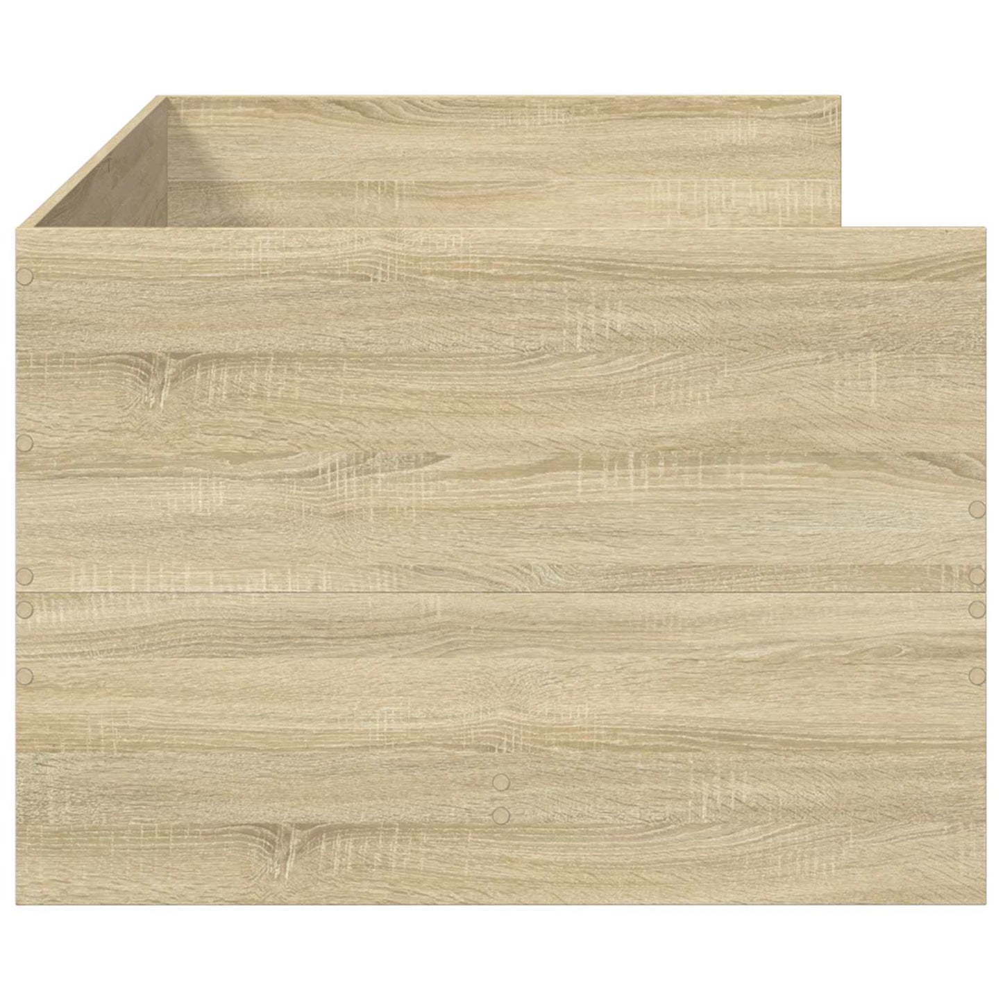 Sengeramme med oppbevaring Sonoma eik 80 x 200 cm