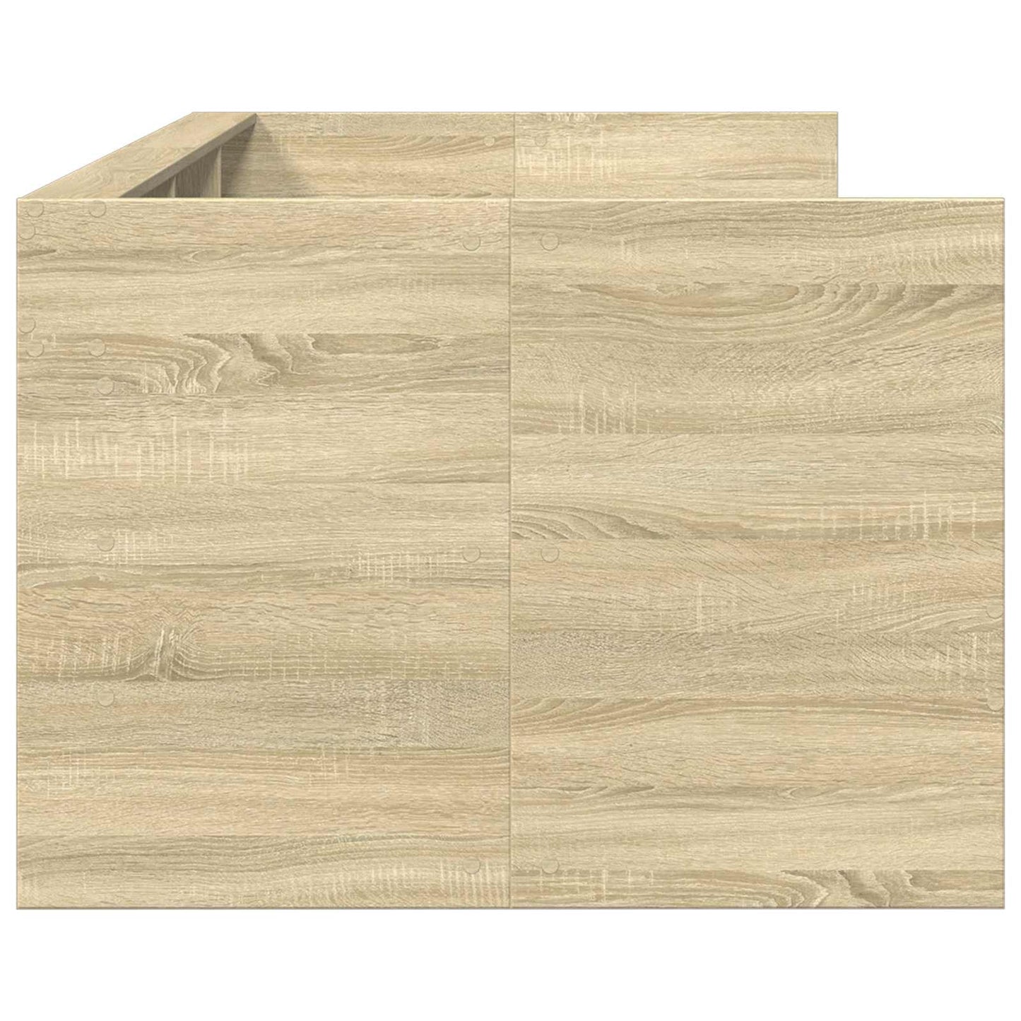 Sengeramme med oppbevaring Sonoma eik 80 x 200 cm
