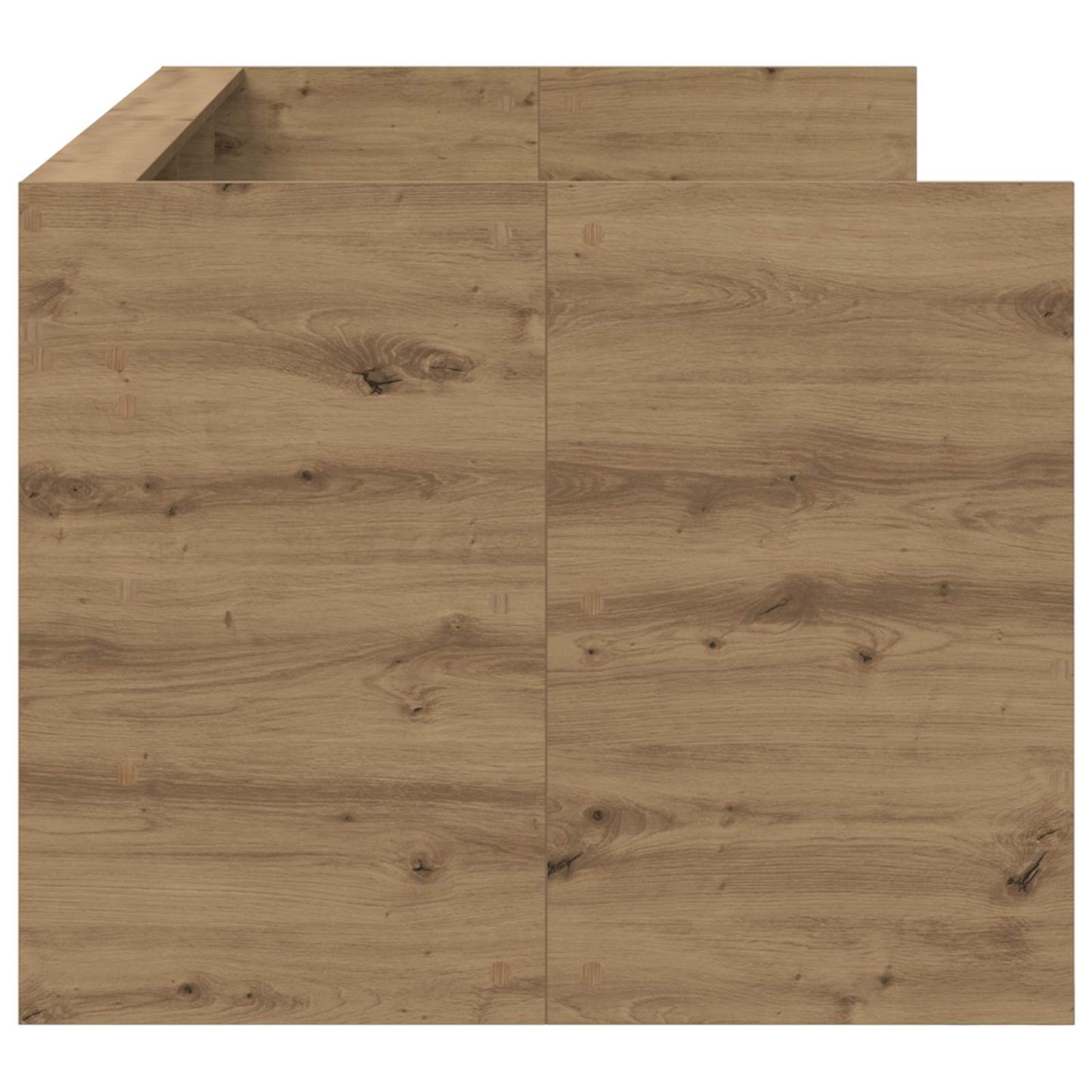 Sengeramme med oppbevaring Artisan eik 80 x 200 cm