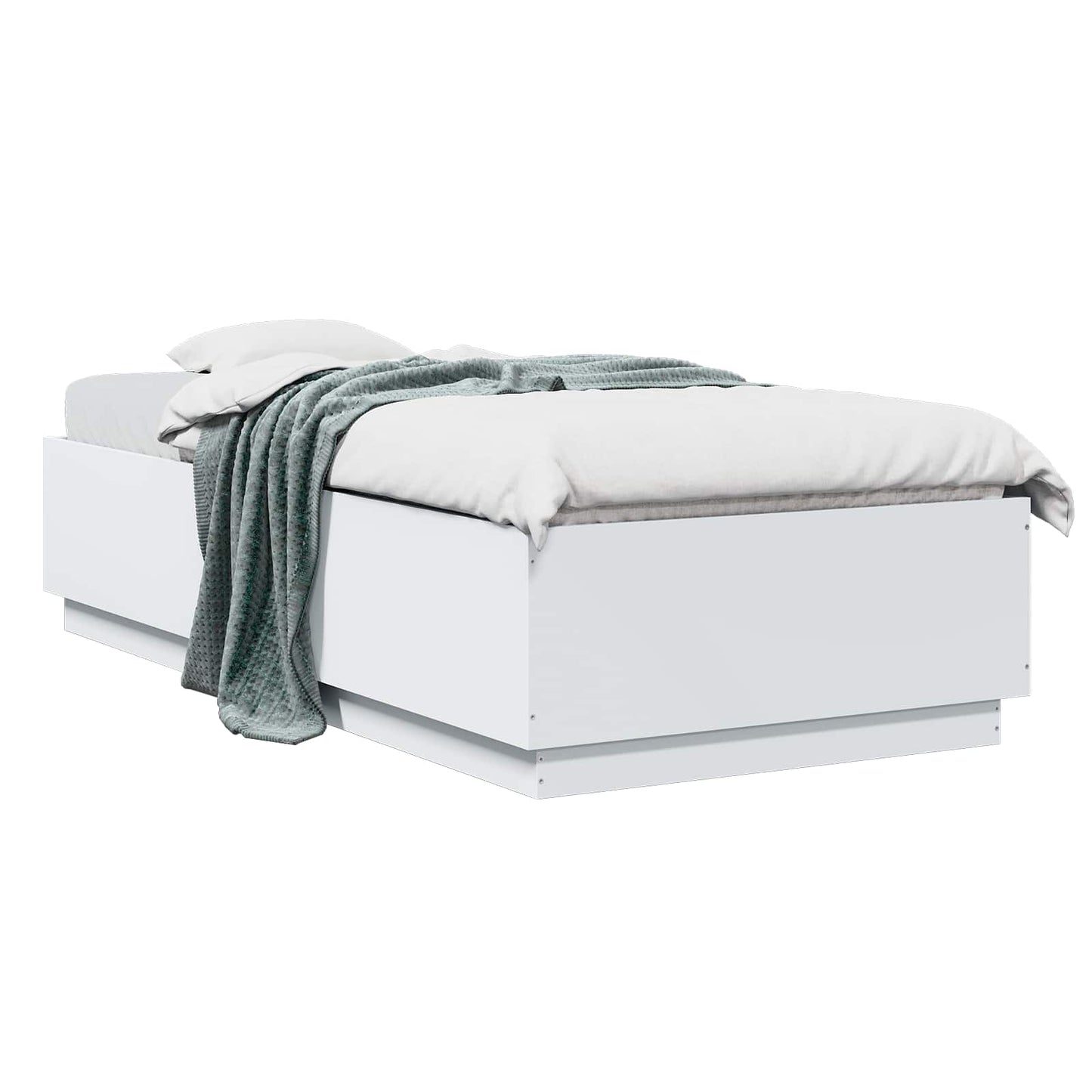 Sengestamme Hvit 80 x 200 cm Konstruert tre
