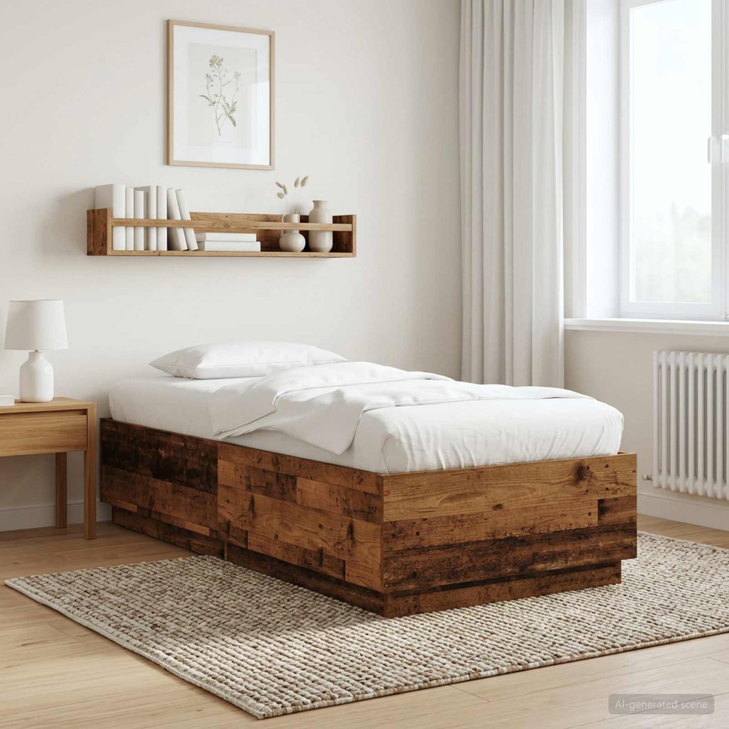 Sengestamme Gammelt tre 80 x 200 cm Konstruert tre
