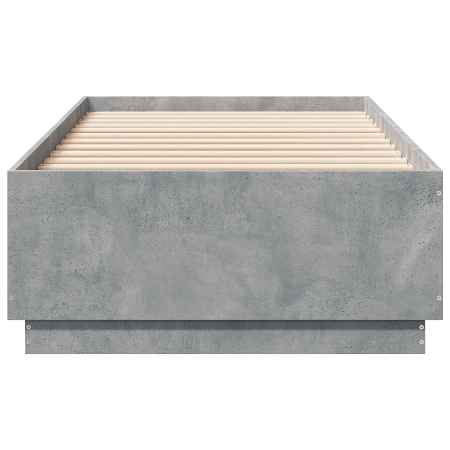 Sengestamme Betonggrå 80 x 200 cm Konstruert tre