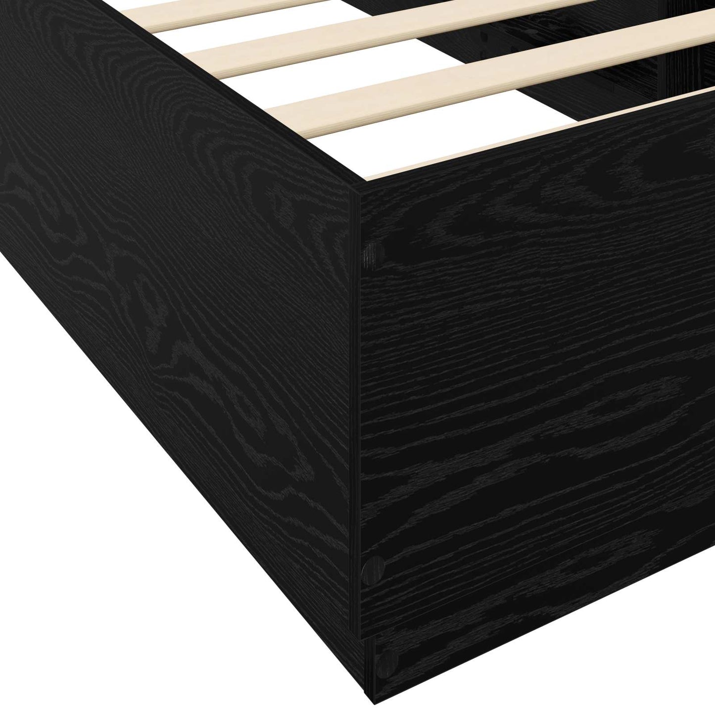 Sengestamme Svart eik 80 x 200 cm Konstruert tre