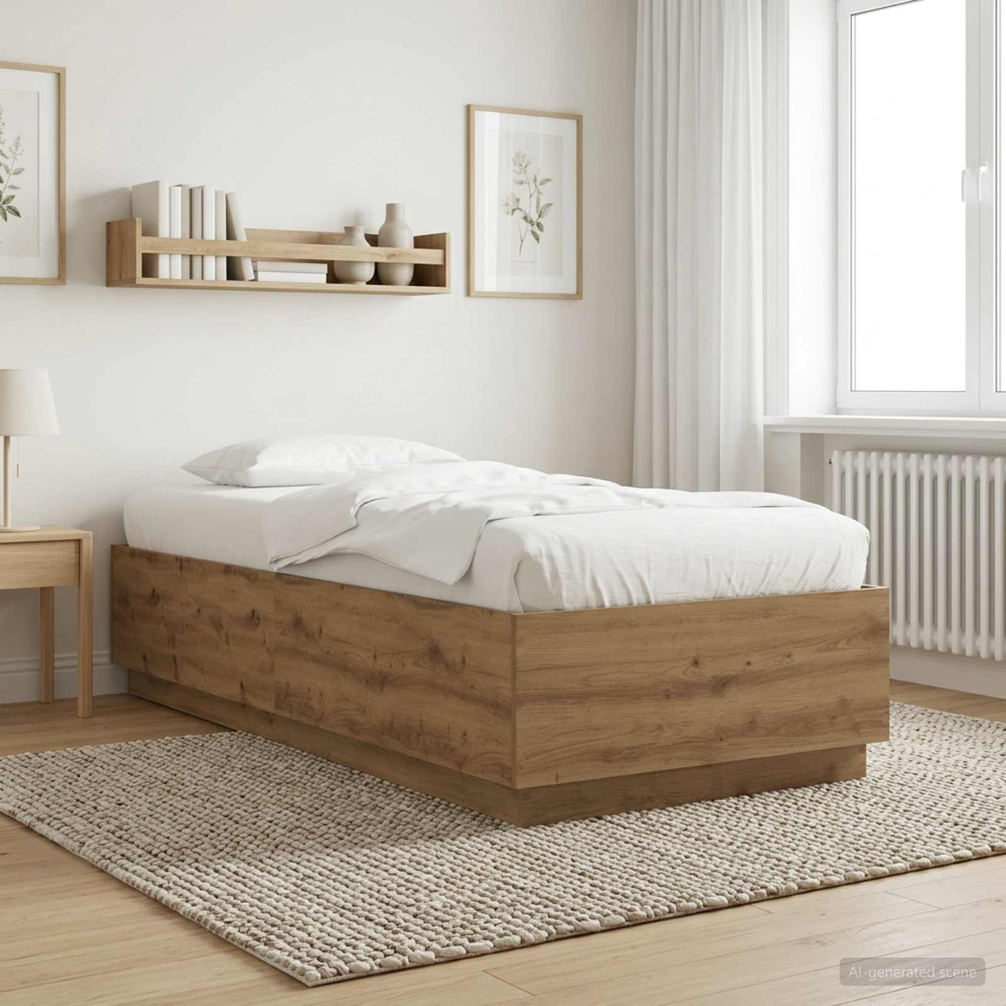 Sengestamme Artisan eik 80 x 200 cm Konstruert tre