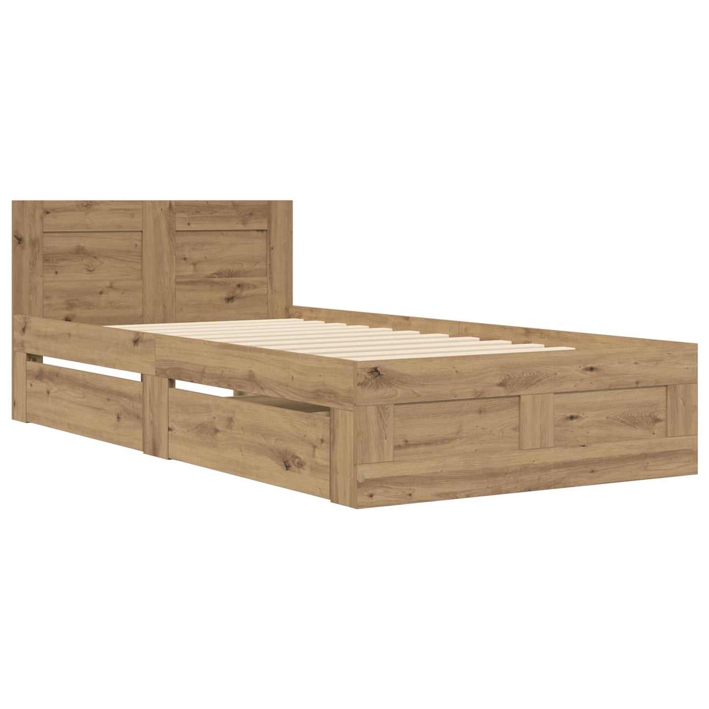 Sengestamme med hodegatt Artisan eik 80 x 200 cm Konstruert tre