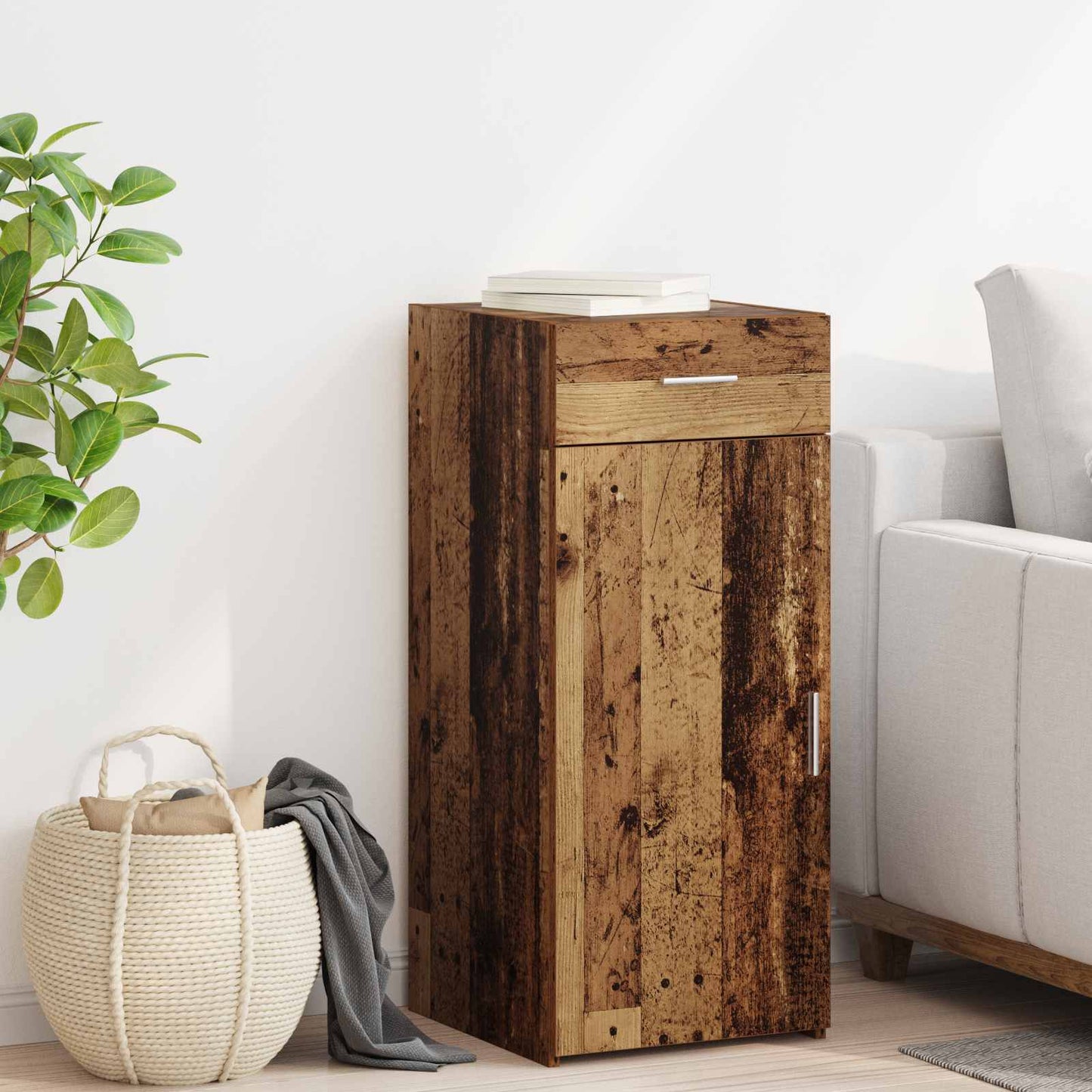 Oppbevaringsskap Gammelt tre 40 x 42,5 x 93 cm Konstruert tre