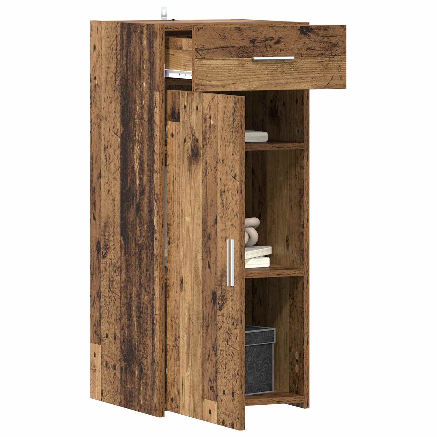 Oppbevaringsskap Gammelt tre 40 x 42,5 x 93 cm Konstruert tre