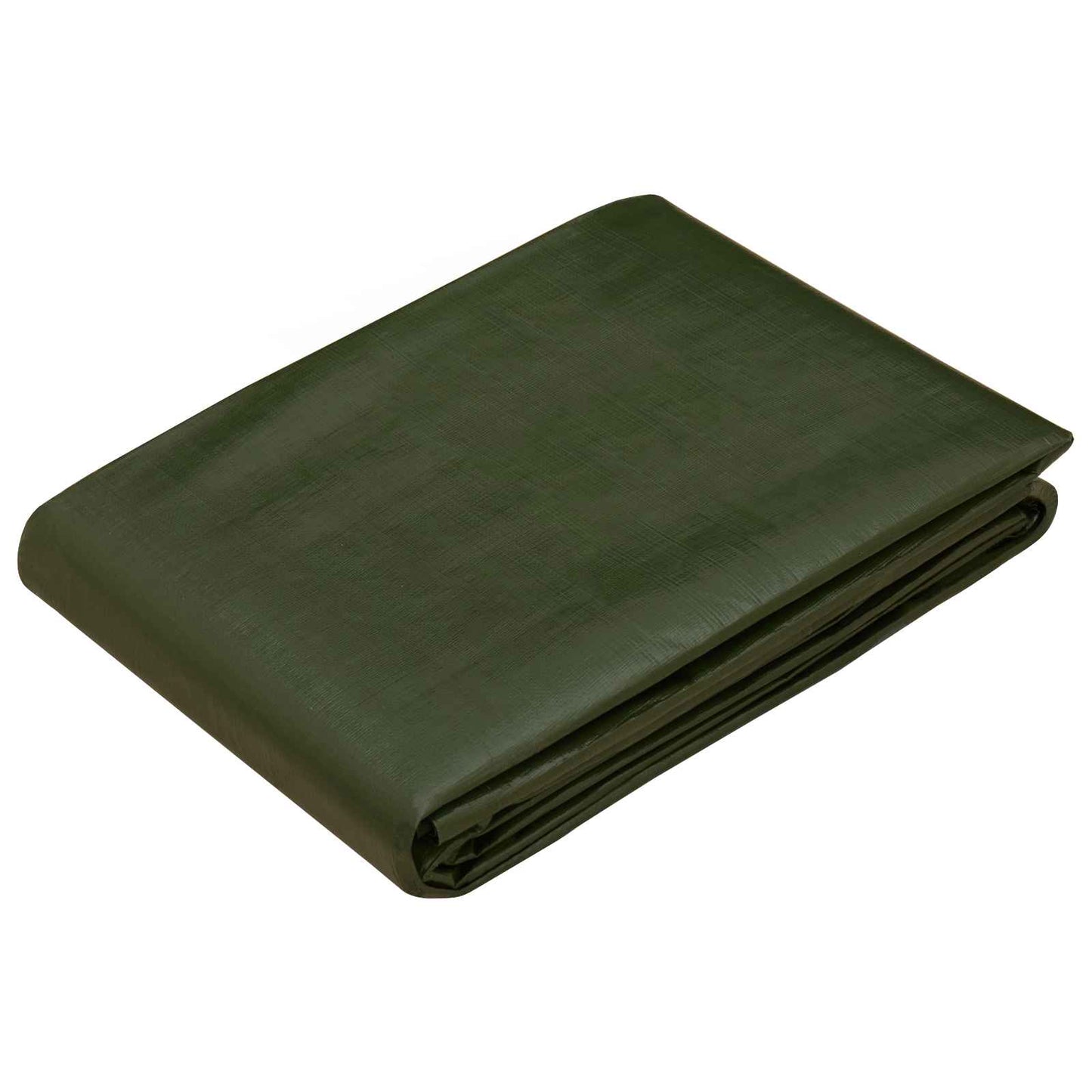 Presenning med øyer Grønn 3 x 3 m 260 gsm PE