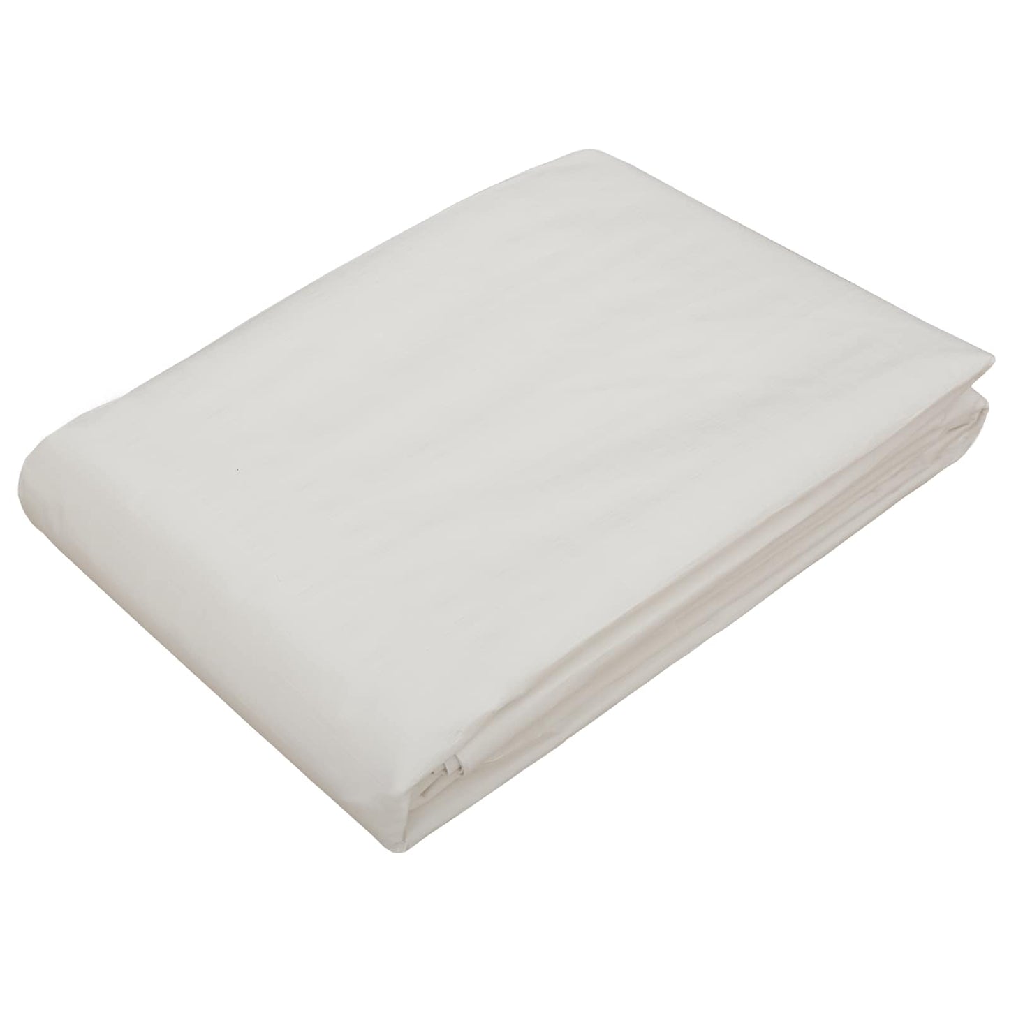 Presenning med øyer Hvit 4 x 6 m 260 gsm PE
