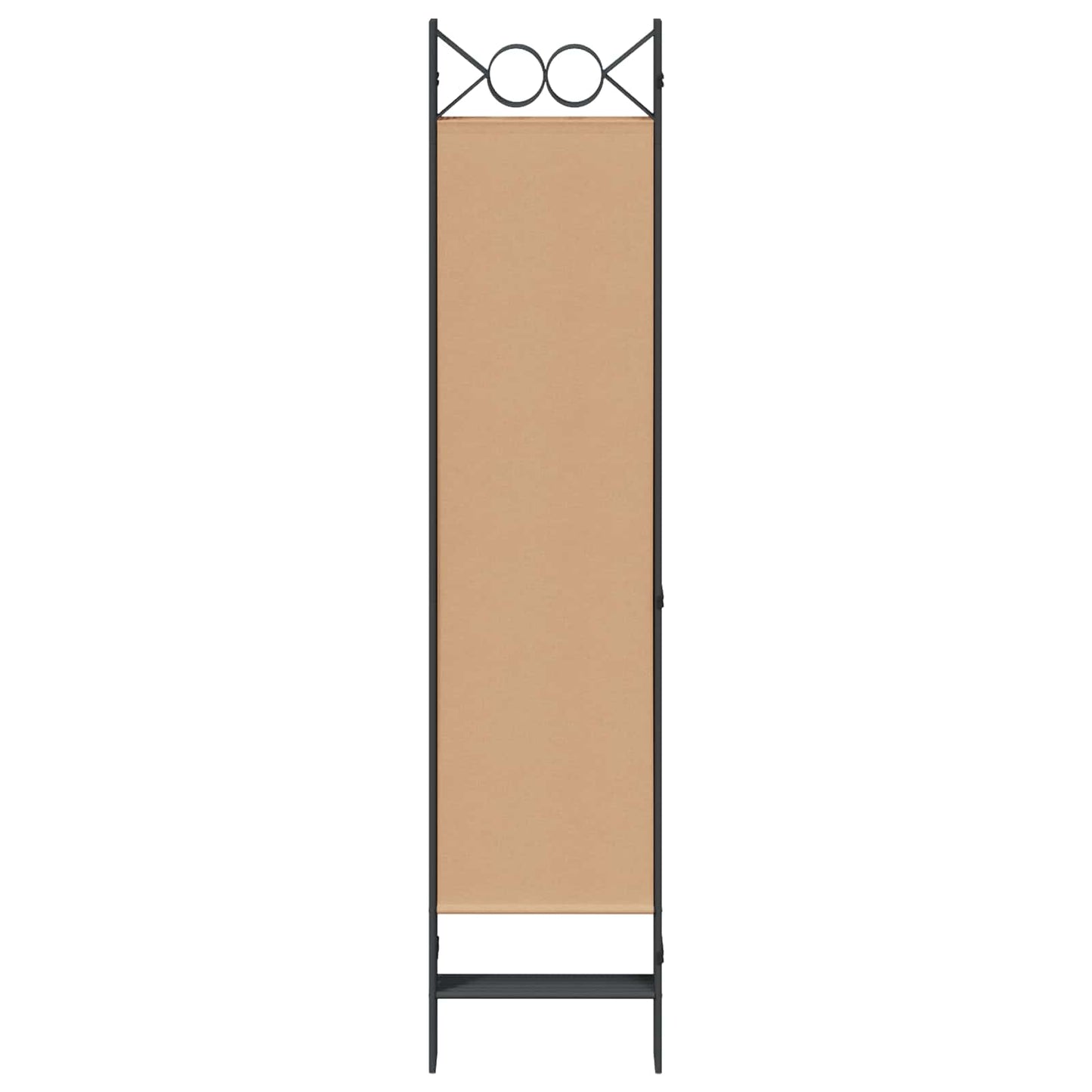 6-Panels Romdeler Beige 240 x 180 cm Stoff