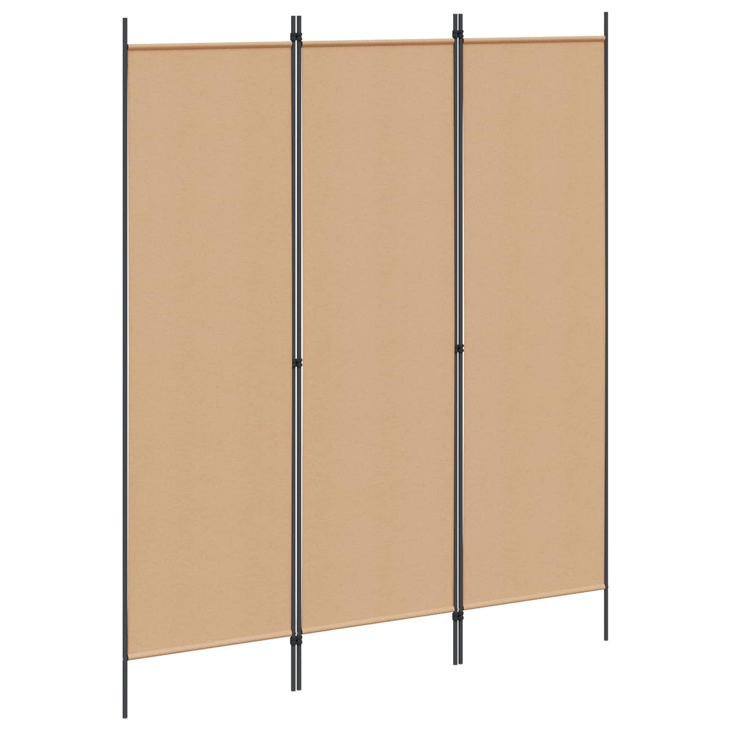 Romdeler Beige 150 x 180 cm Stoff