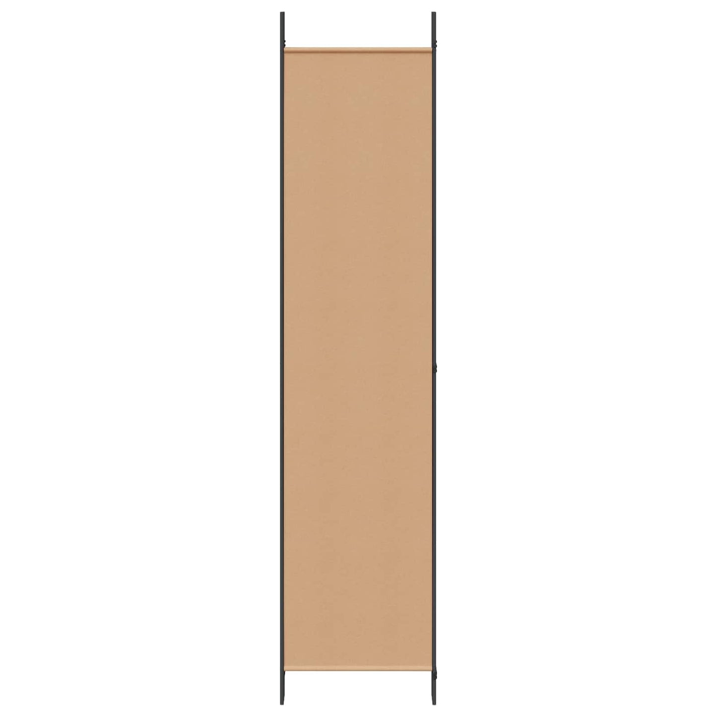 4-panel romdeler Beige 200 x 220 cm Stoff