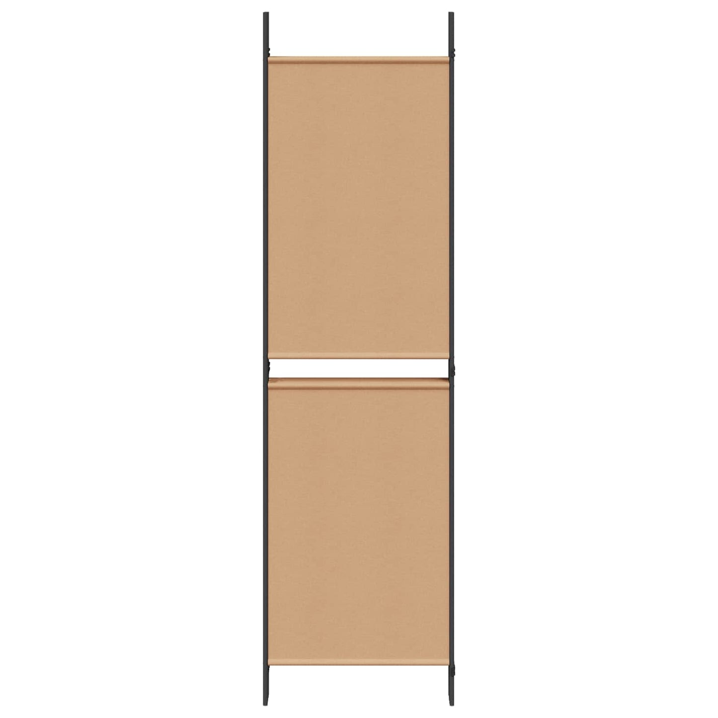 5-panel romdeler Beige 250 x 180 cm Stoff