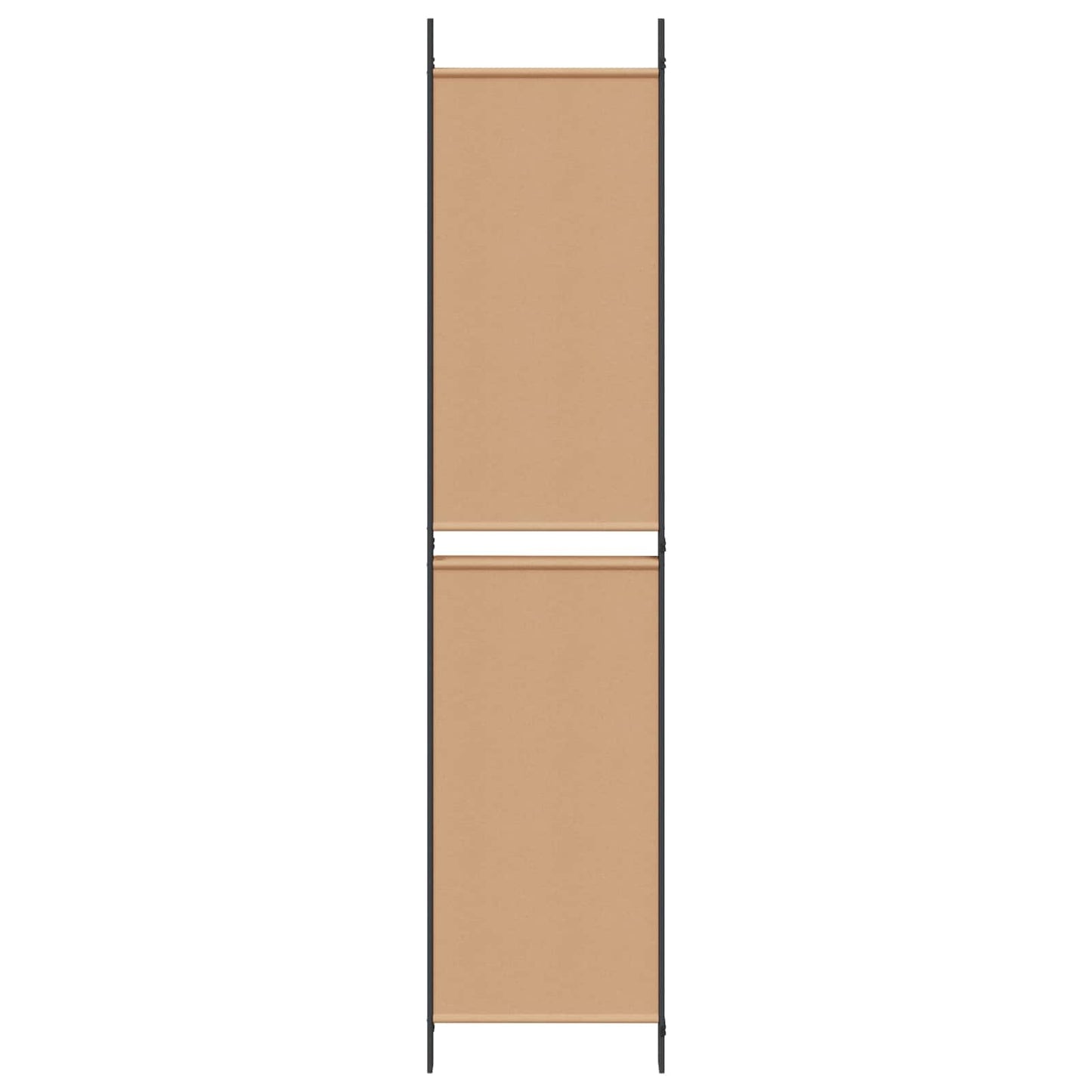 4-panel romdeler Beige 200 x 220 cm Stoff