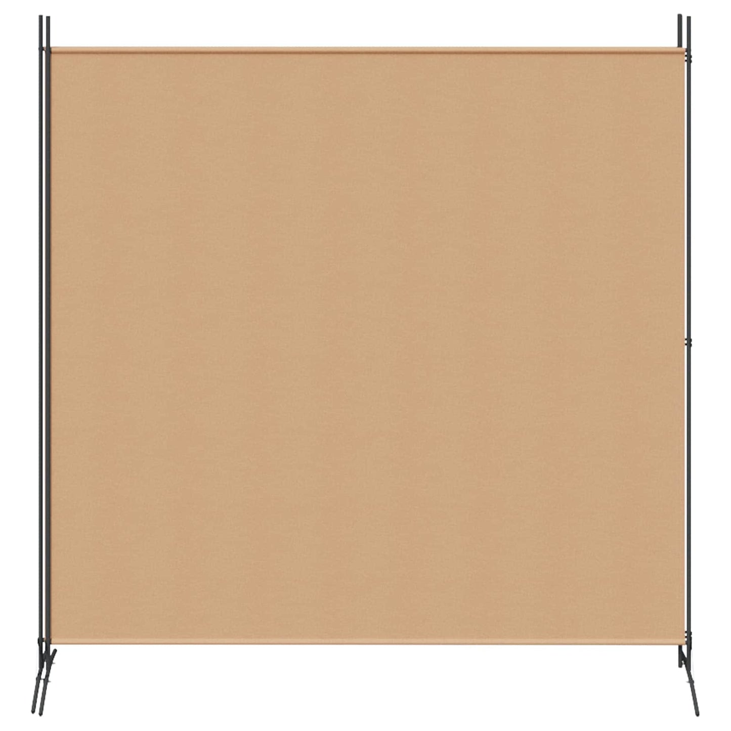 2-Panels Rom Skillevegg Beige 348 x 180 cm Stoff