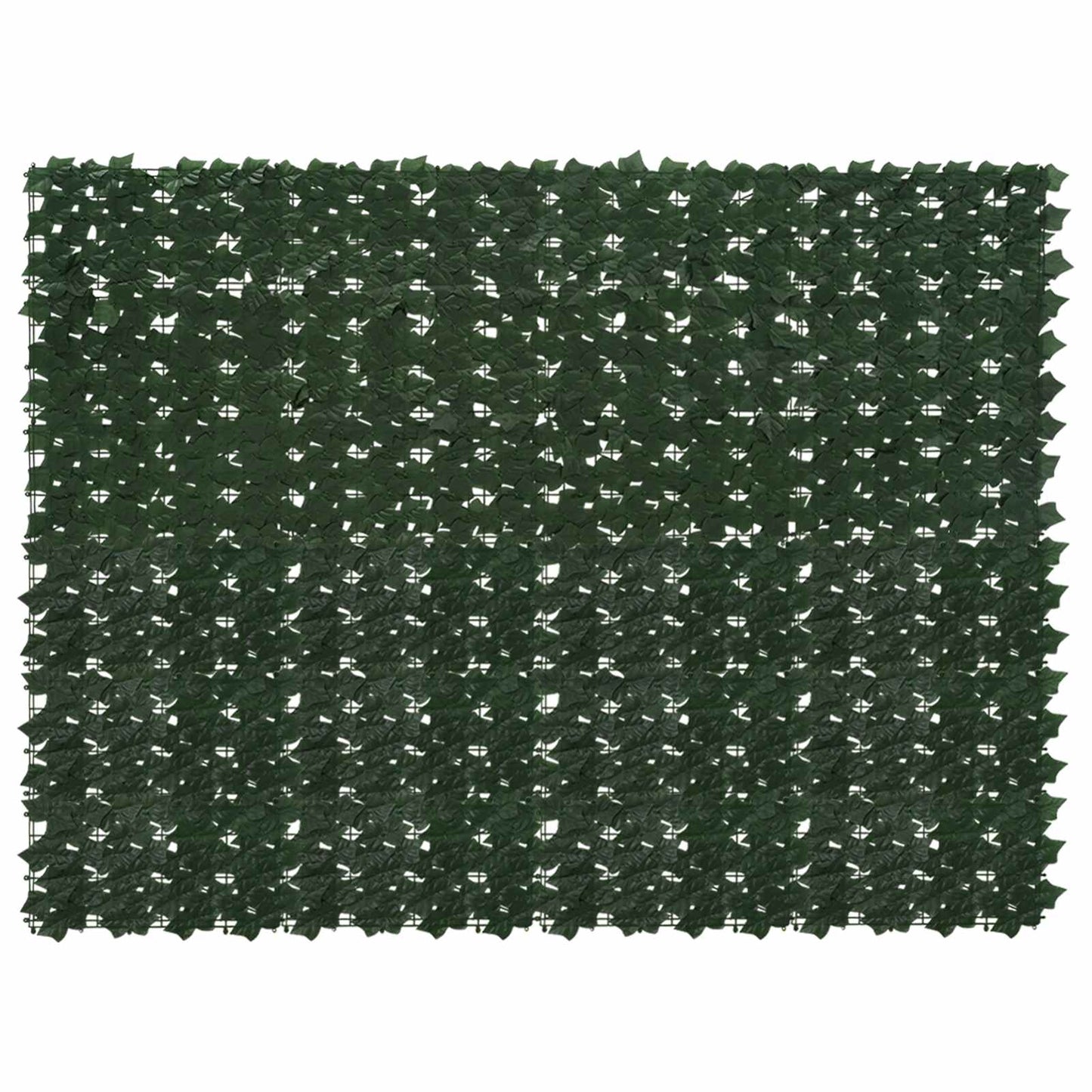 Balkong skjerm med blader Mørkegrønn 200 x 150 cm
