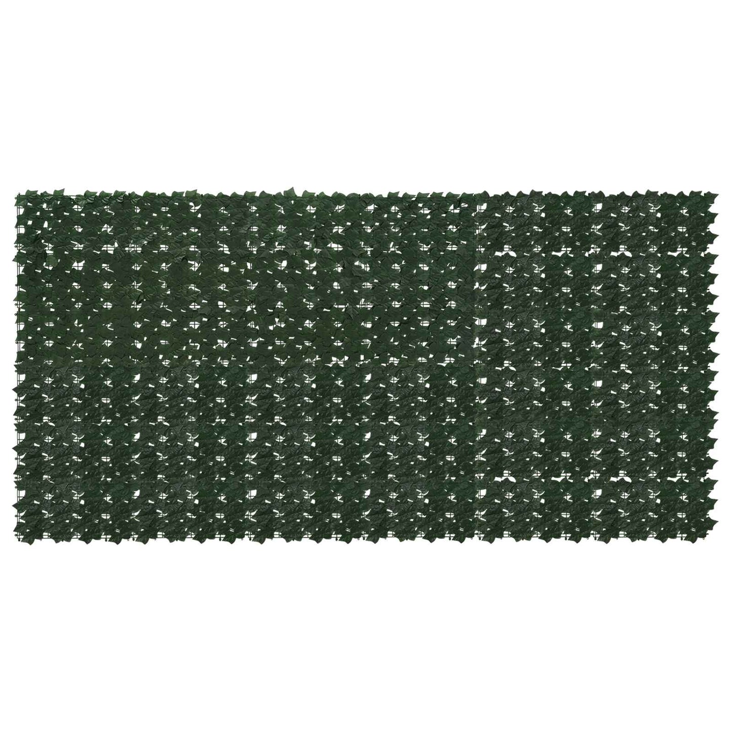 Balkong skjerm med blader Mørkegrønn 300 x 150 cm