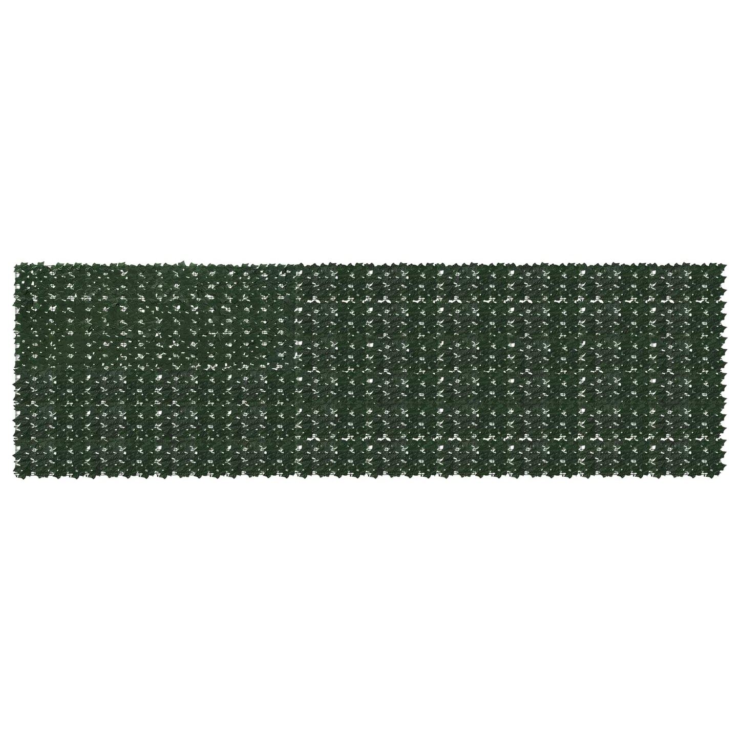 Balkong skjerm med blader Mørkegrønn 500 x 150 cm