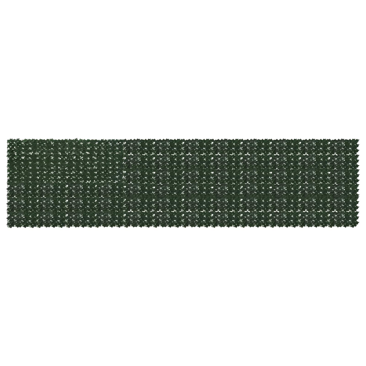 Balkong skjerm med blader Mørkegrønn 600 x 150 cm