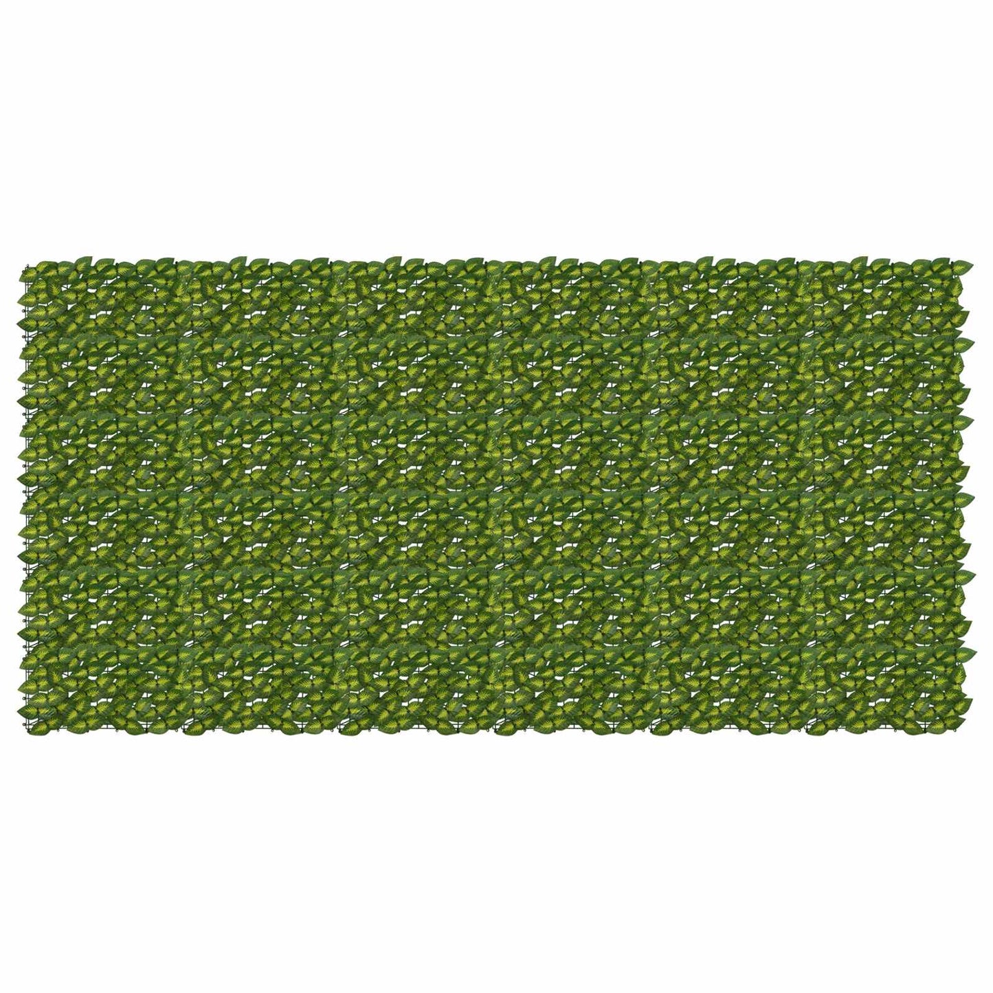 Balkong skjerm med blader Grønn og gul 300 x 150 cm