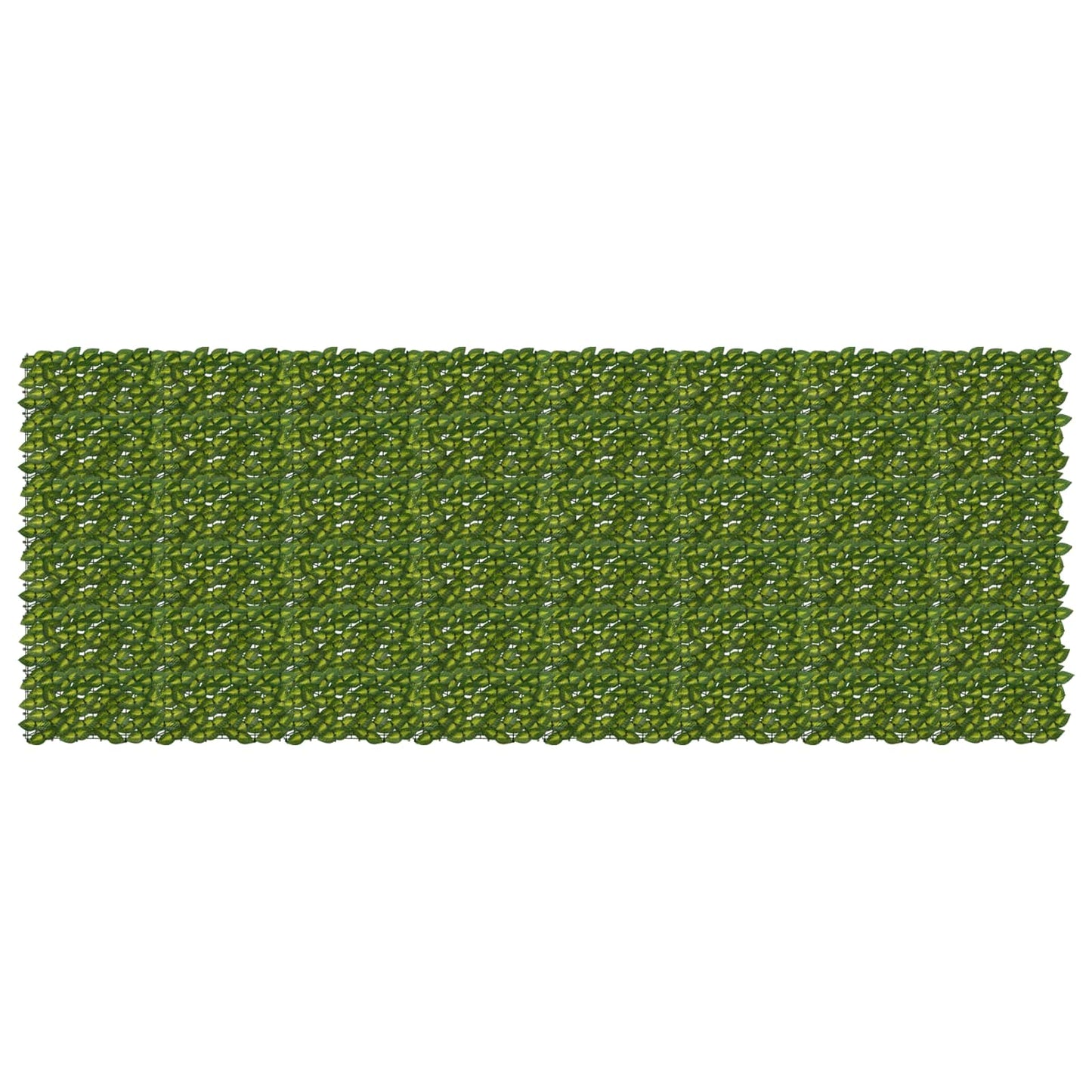 Balkong skjerm med blader Grønn og gul 400 x 150 cm
