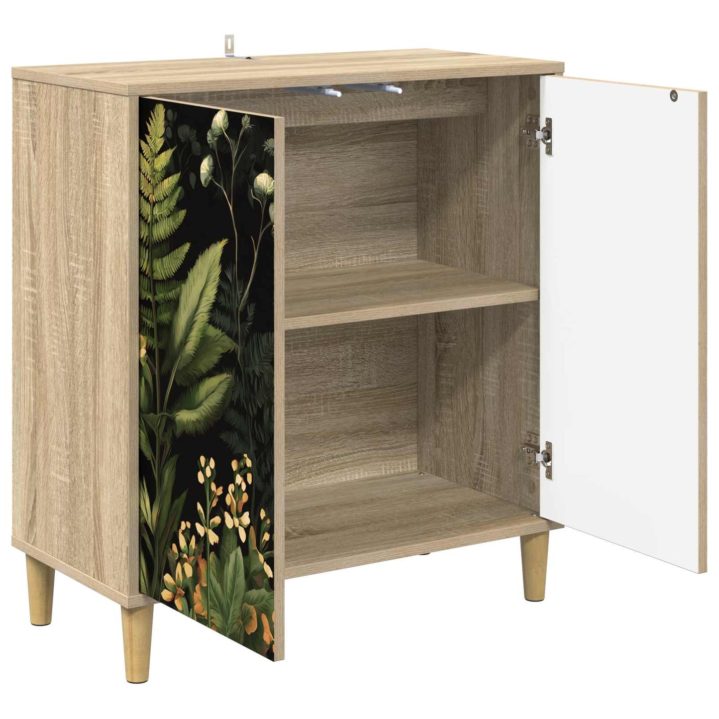 Serviesskap RHENEN Sonoma 69 x 33 x 75 cm Konstruert tre