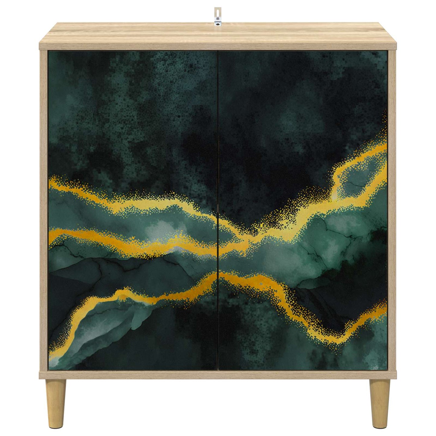Serviesskap WIJHE Sonoma 69 x 33 x 75 cm Konstruert tre