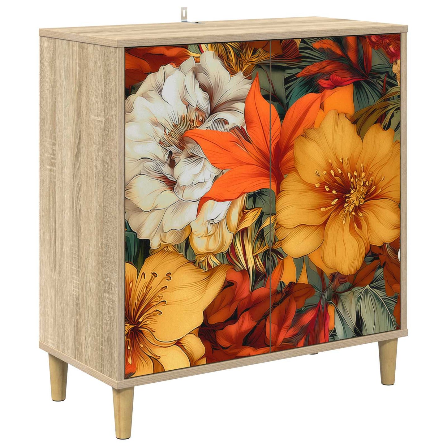 Serviesskap GENNEP Sonoma 69 x 33 x 75 cm Konstruert tre