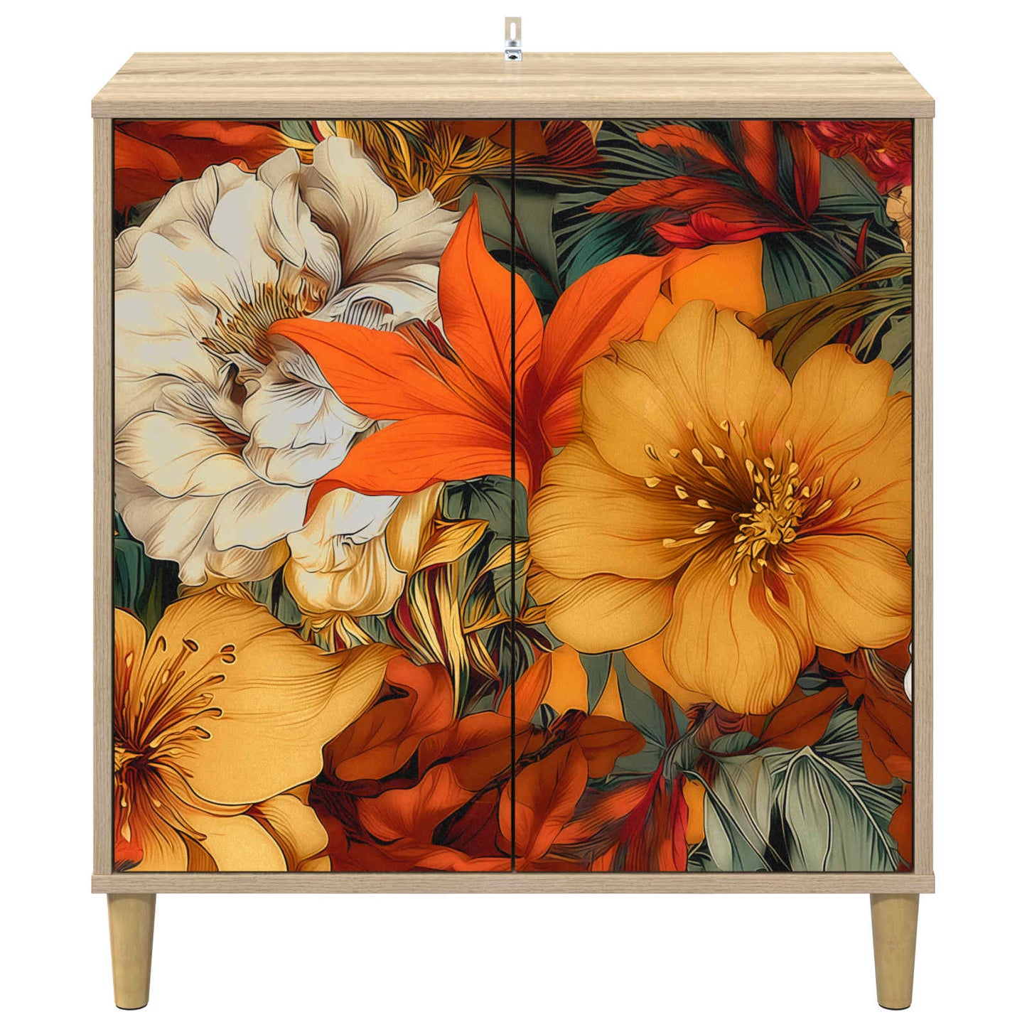 Serviesskap GENNEP Sonoma 69 x 33 x 75 cm Konstruert tre