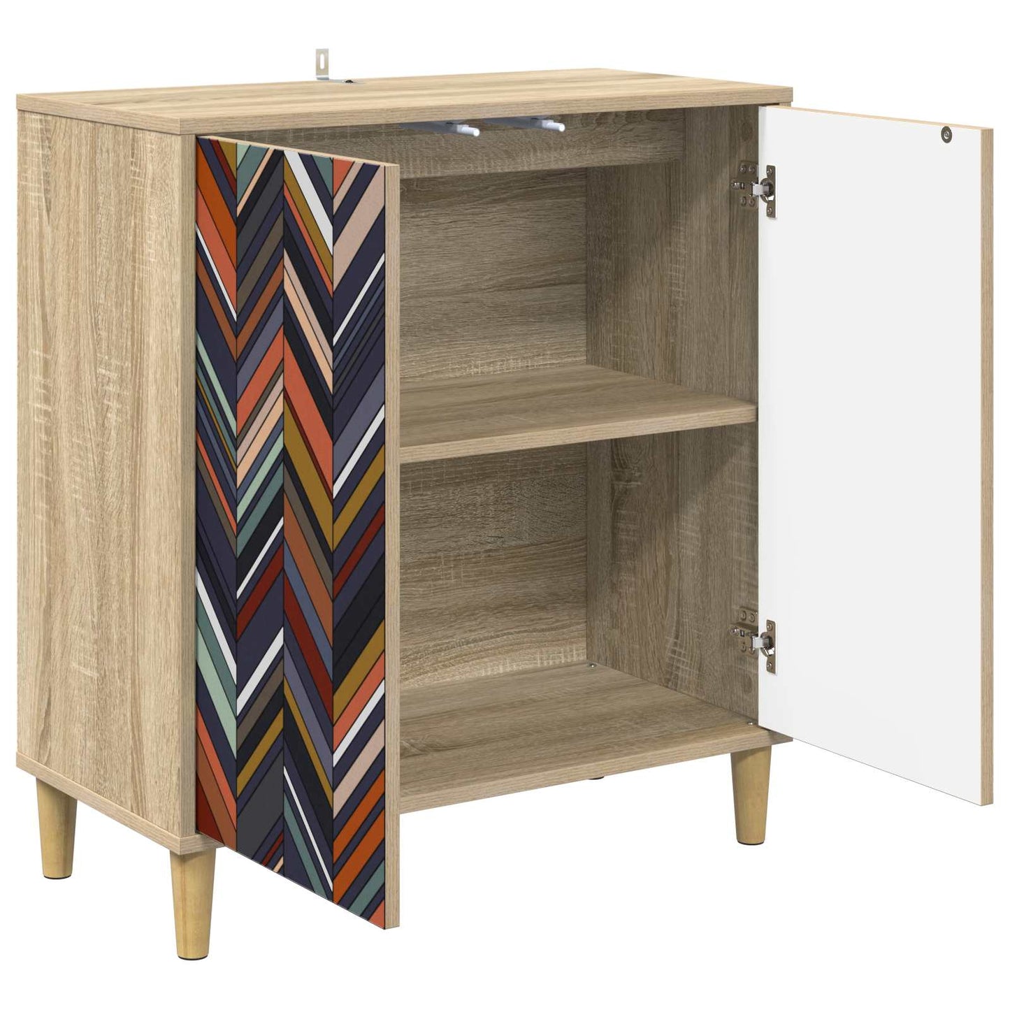 Serviesskap OMMEN Sonoma 69 x 33 x 75 cm Konstruert tre