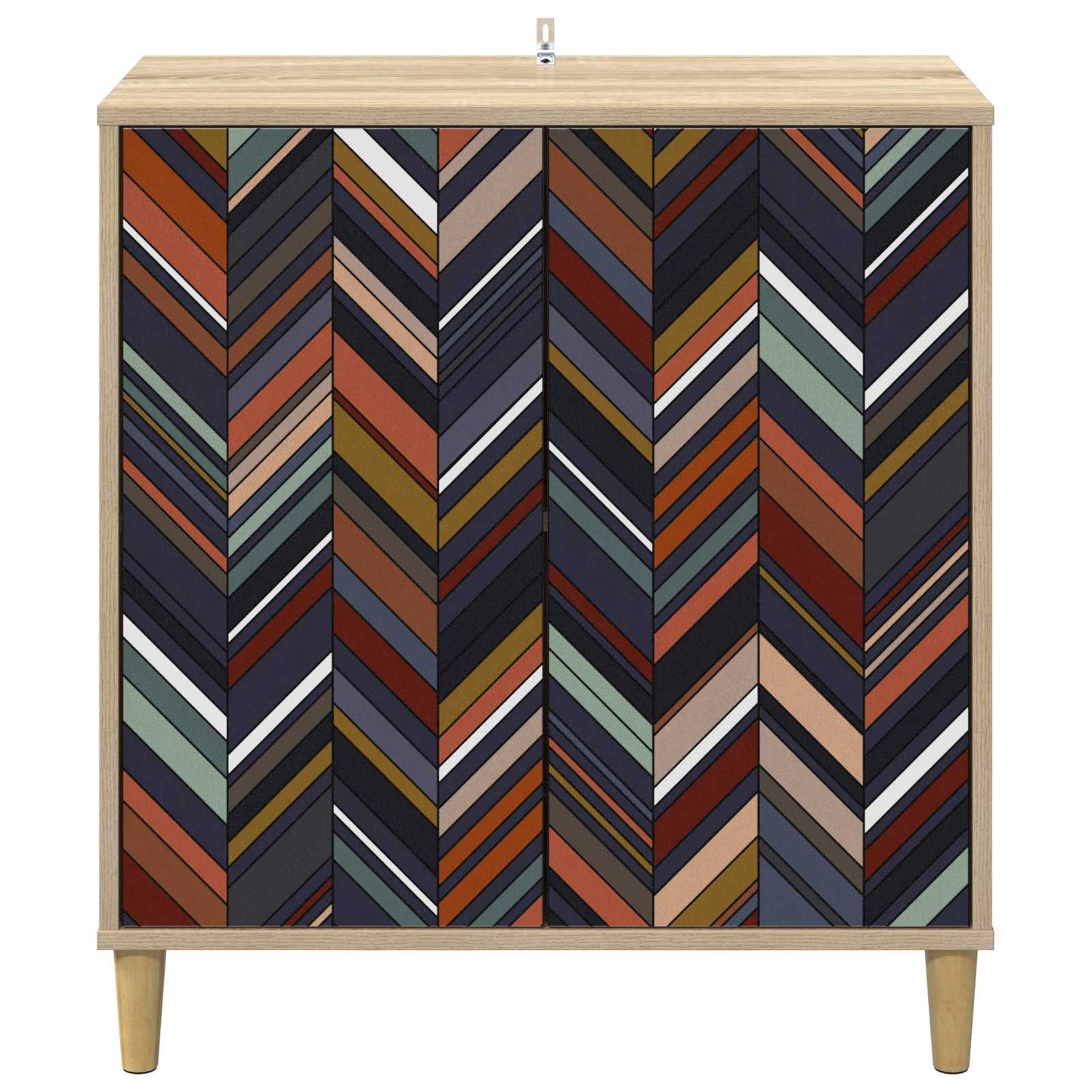 Serviesskap OMMEN Sonoma 69 x 33 x 75 cm Konstruert tre