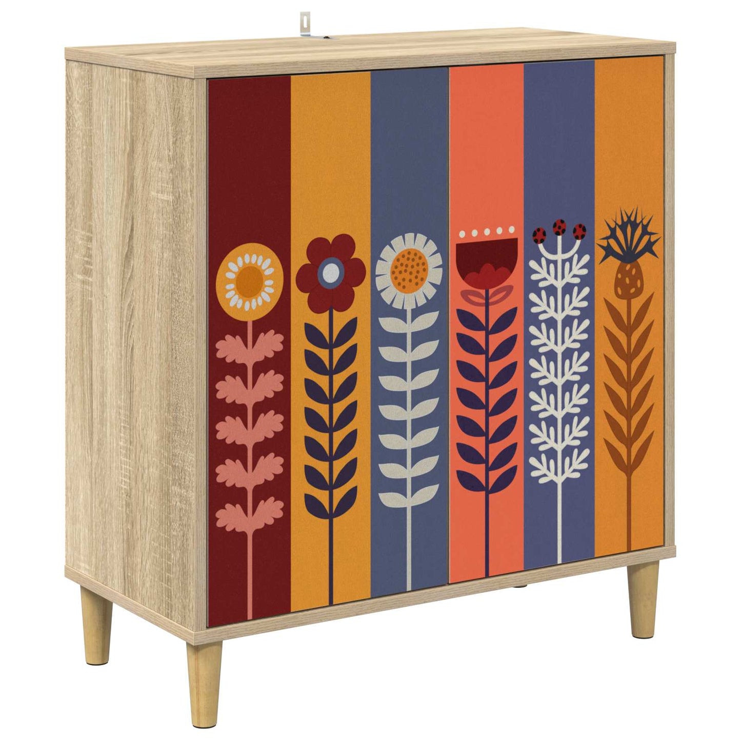 Serviesskap ESSEN Sonoma 69 x 33 x 75 cm Konstruert tre