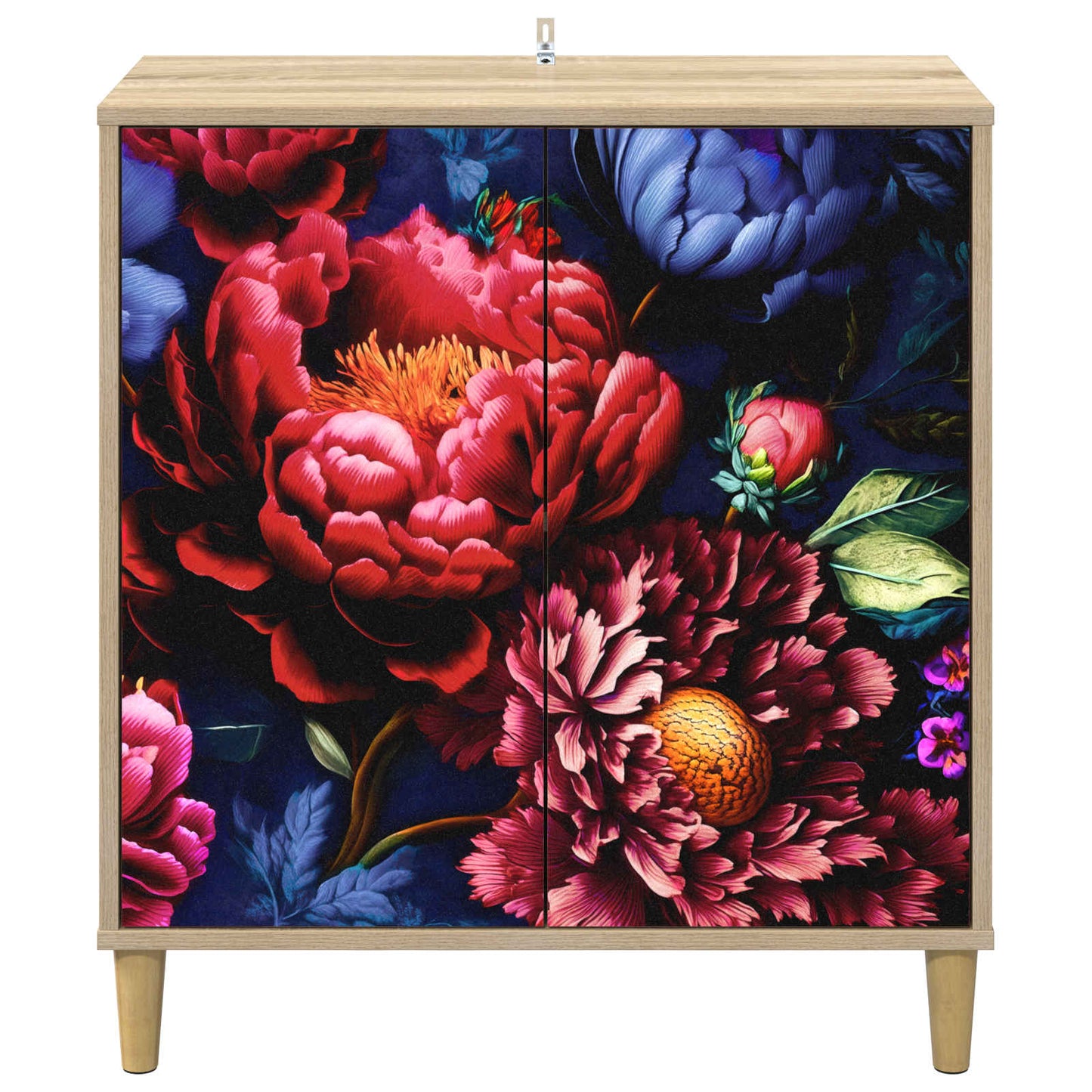Serviesskap KIEL Sonoma 69 x 33 x 75 cm Konstruert tre