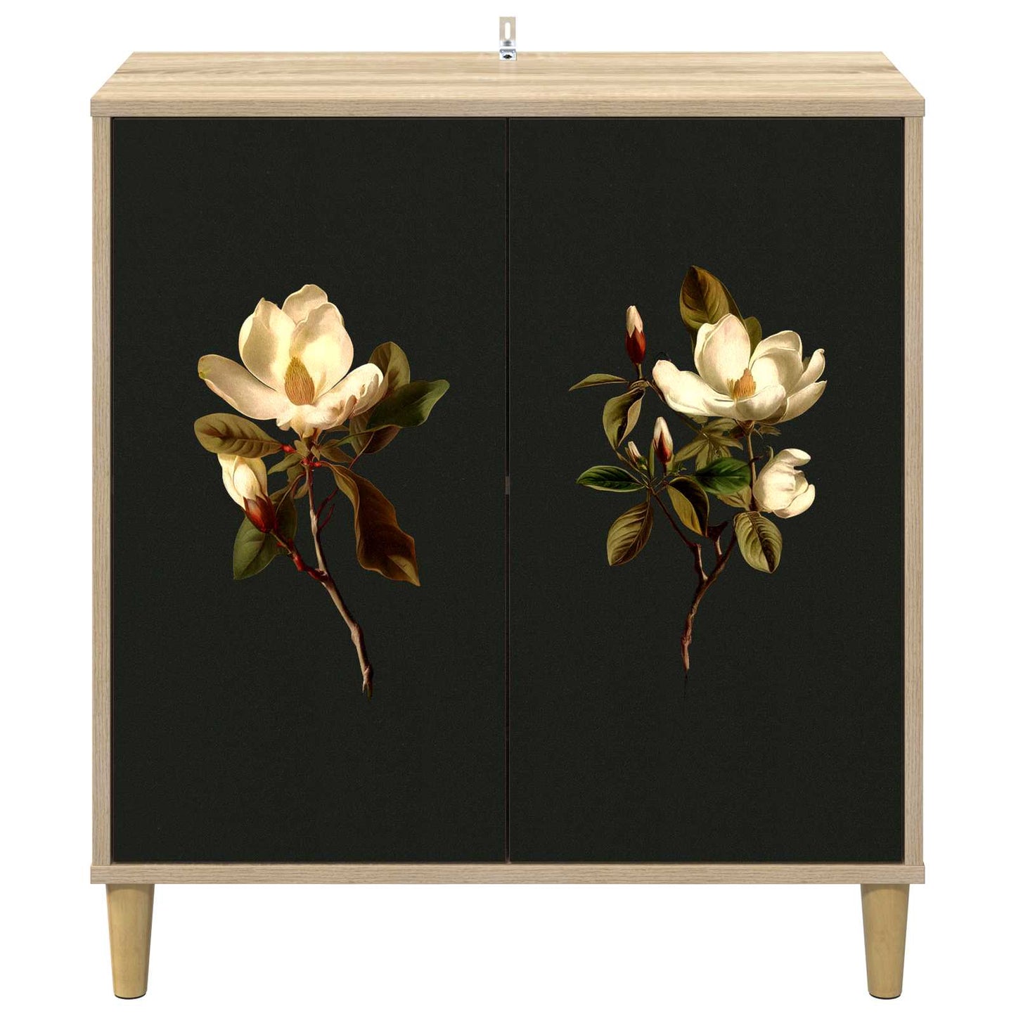 Serviesskap BREMEN Sonoma 69 x 33 x 75 cm Konstruert tre