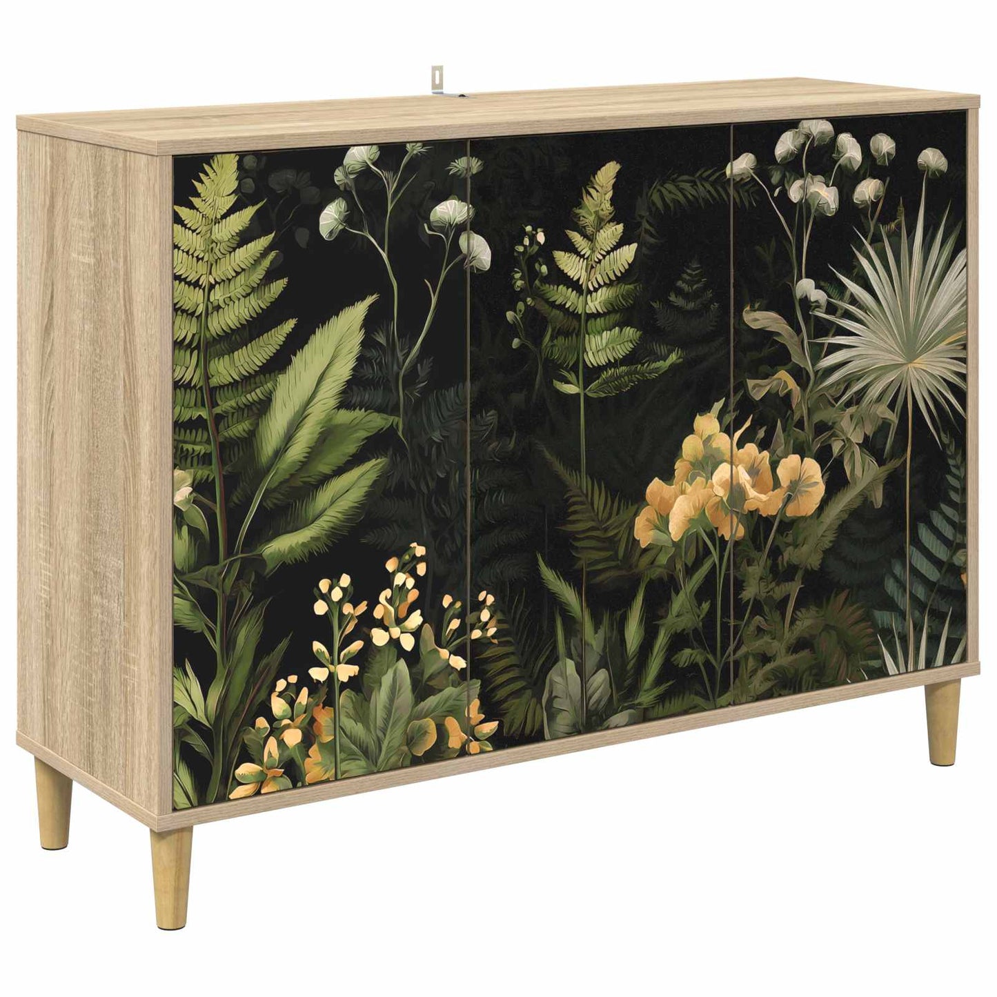 Serviesskap RHENEN Sonoma 102 x 33 x 75 cm Konstruert tre