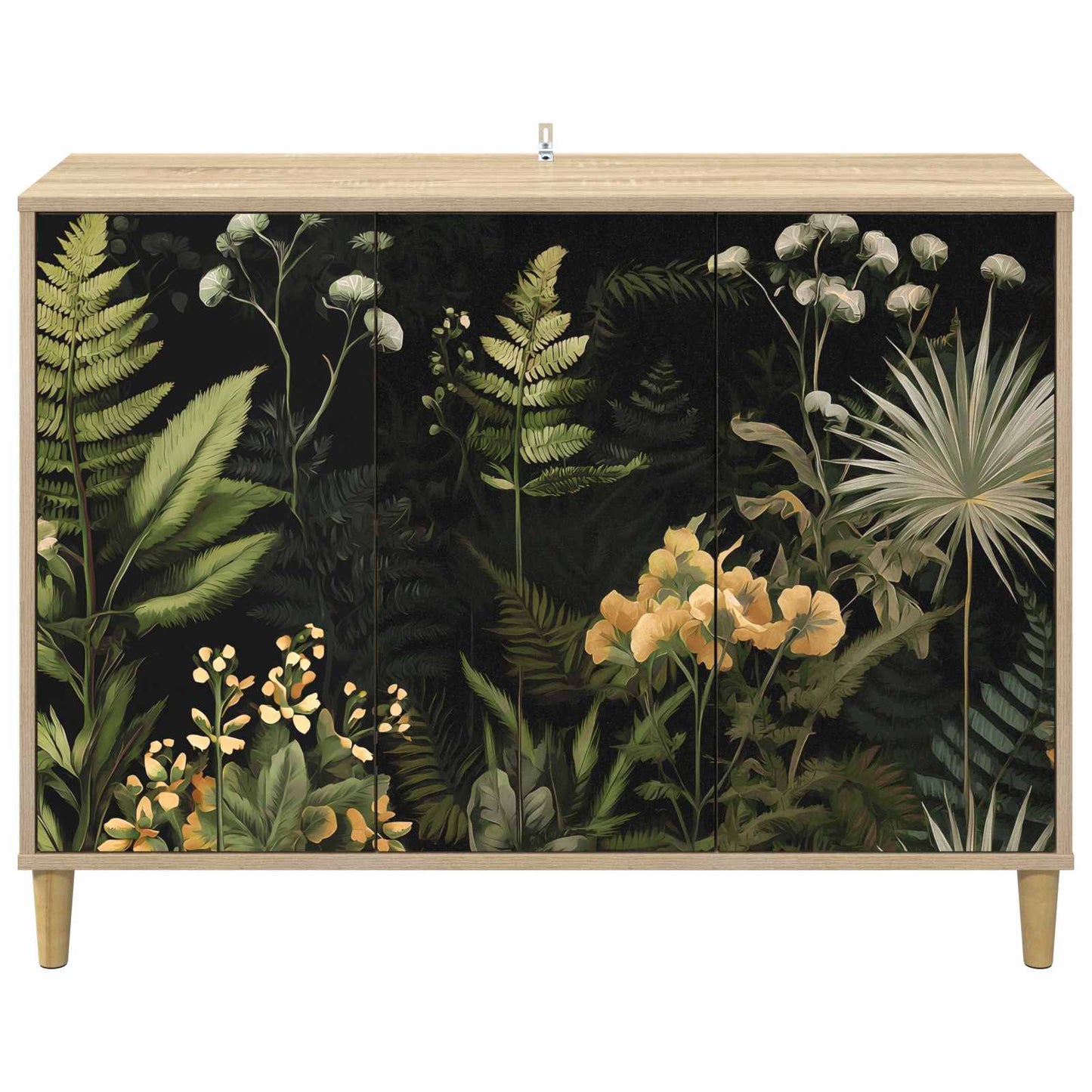 Serviesskap RHENEN Sonoma 102 x 33 x 75 cm Konstruert tre