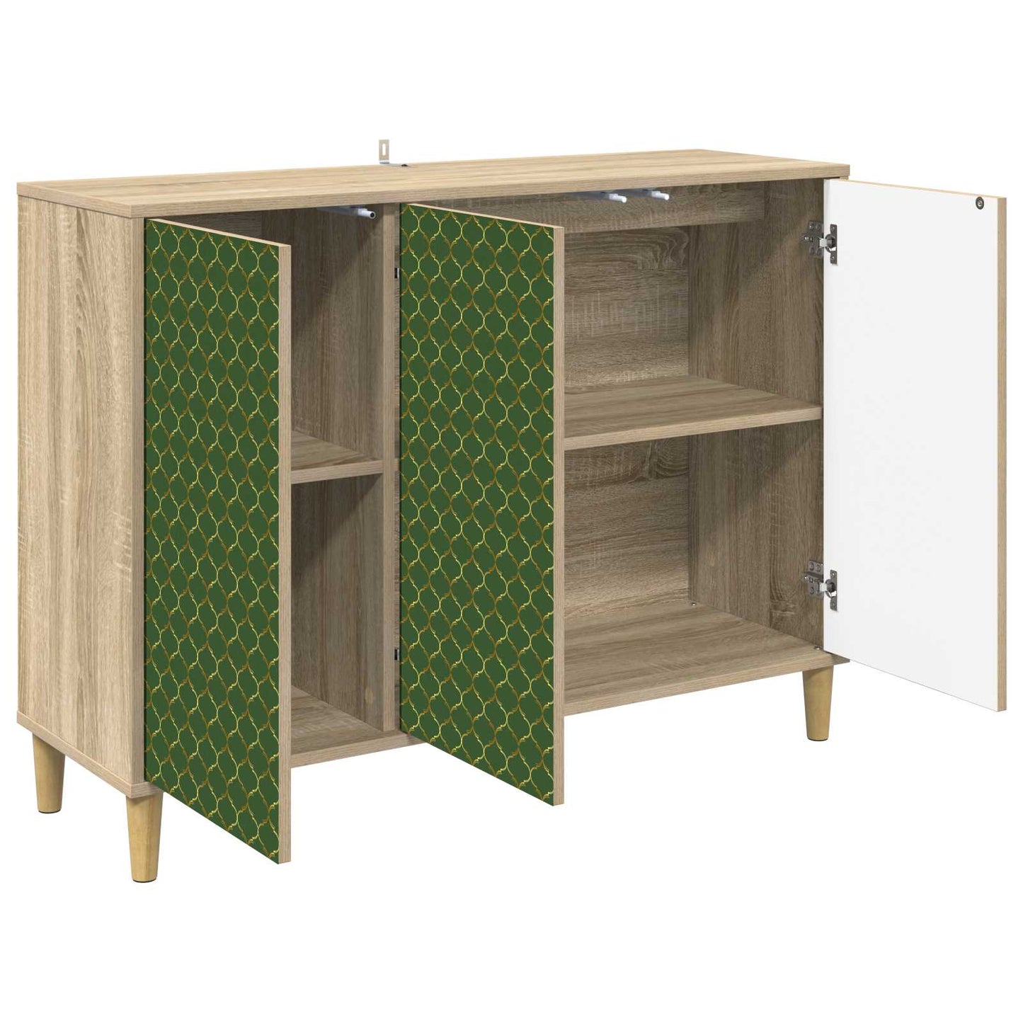 Serviesskap GELEEN Sonoma 102 x 33 x 75 cm Konstruert tre