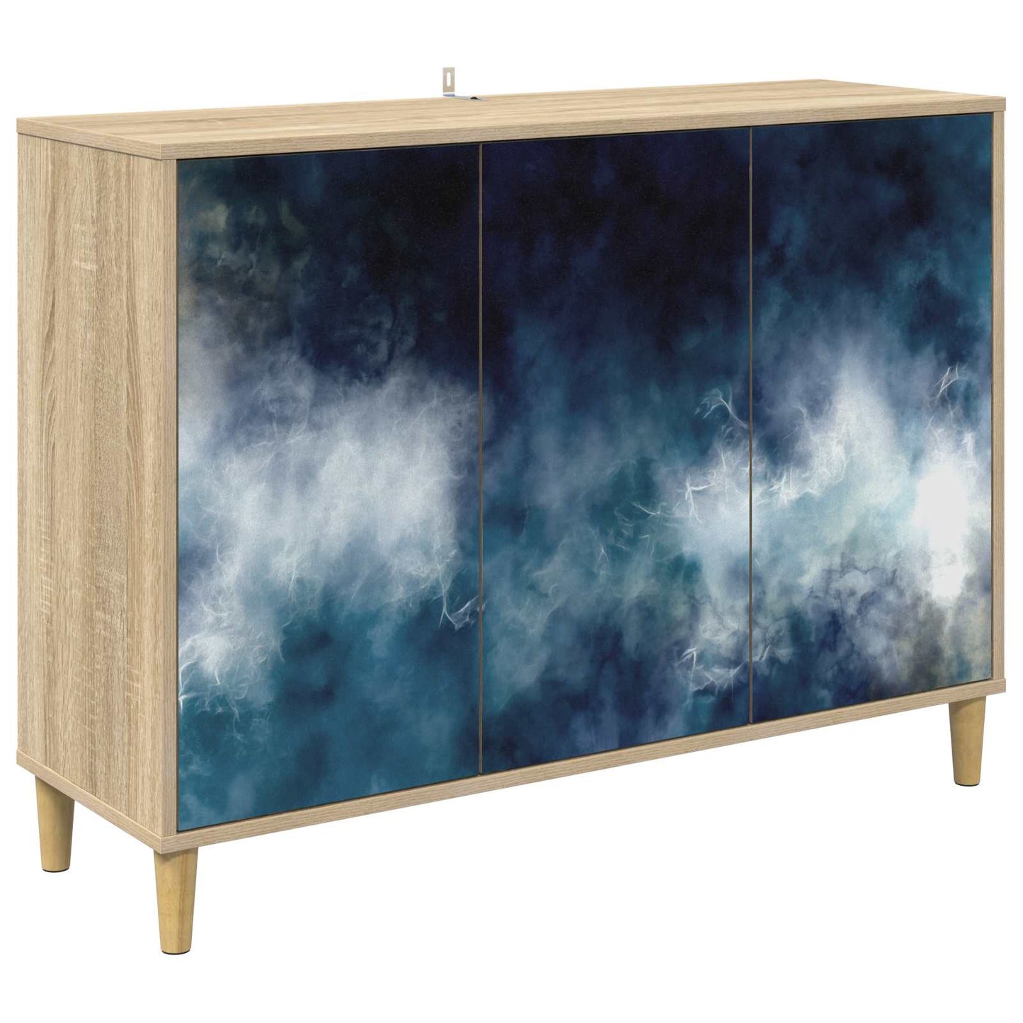 Serviesskap RAALTE Sonoma 102 x 33 x 75 cm Konstruert tre