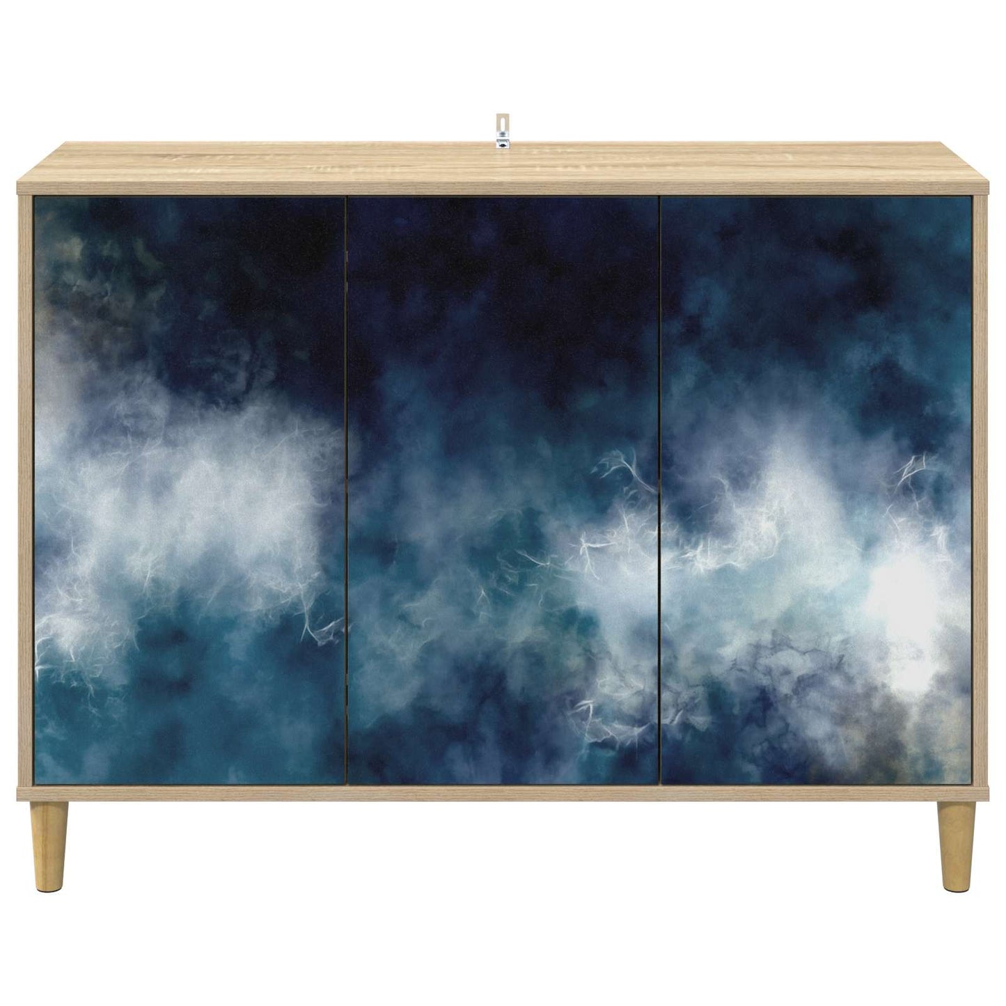 Serviesskap RAALTE Sonoma 102 x 33 x 75 cm Konstruert tre