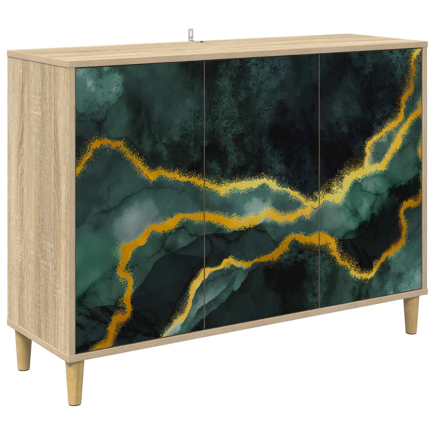 Serviesskap WIJHE Sonoma 102 x 33 x 75 cm Konstruert tre