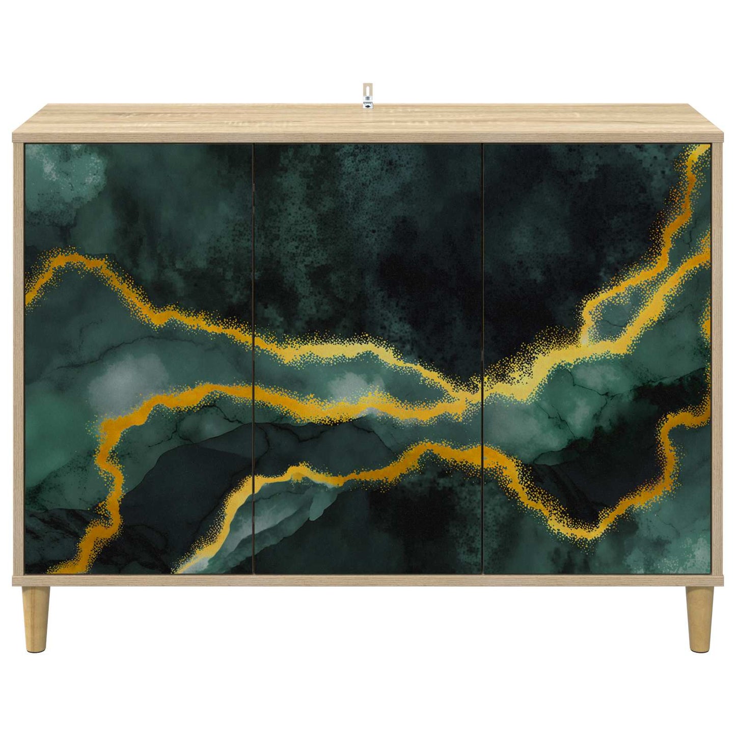 Serviesskap WIJHE Sonoma 102 x 33 x 75 cm Konstruert tre