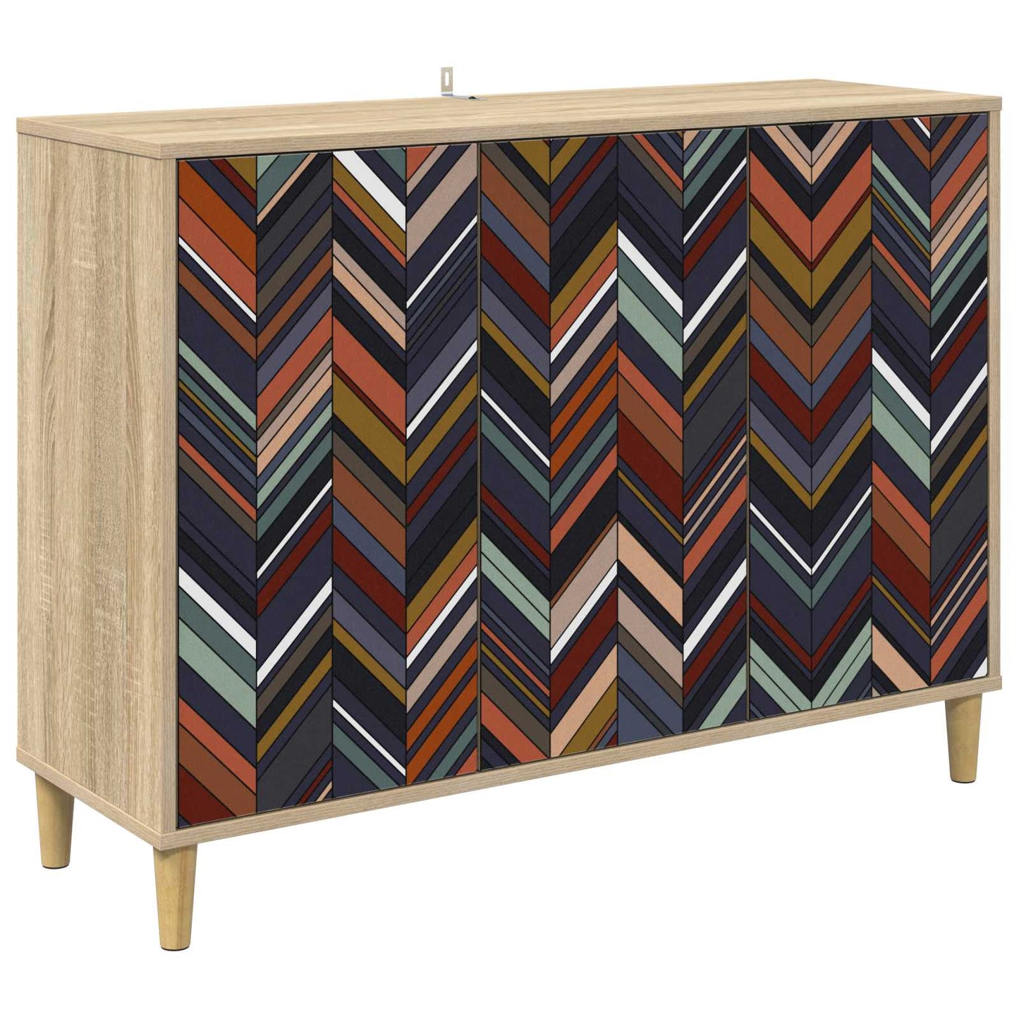 Serviesskap OMMEN Sonoma 102 x 33 x 75 cm Konstruert tre
